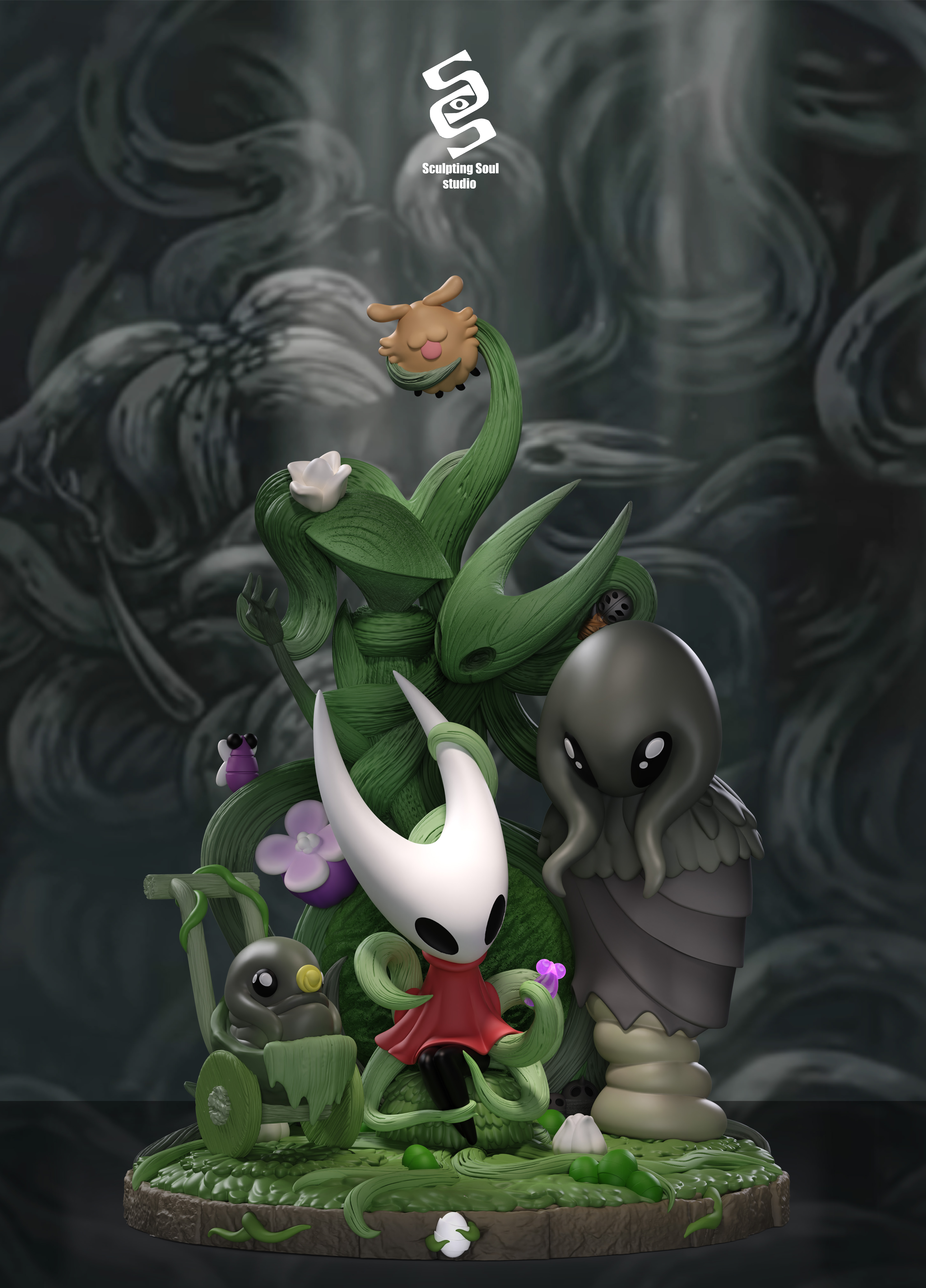 【預購】空洞騎士—絲之歌 畸咒子嗣 X Sculpting Soul塑魂工坊2