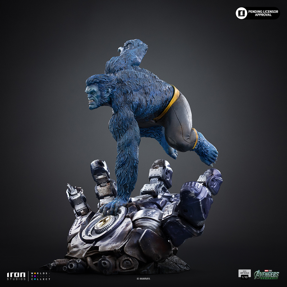 【售罄展示追加請私訊客服@toystationtw】Marvel漫威 野獸 MARCAS144326-10 X Iron-Studio2