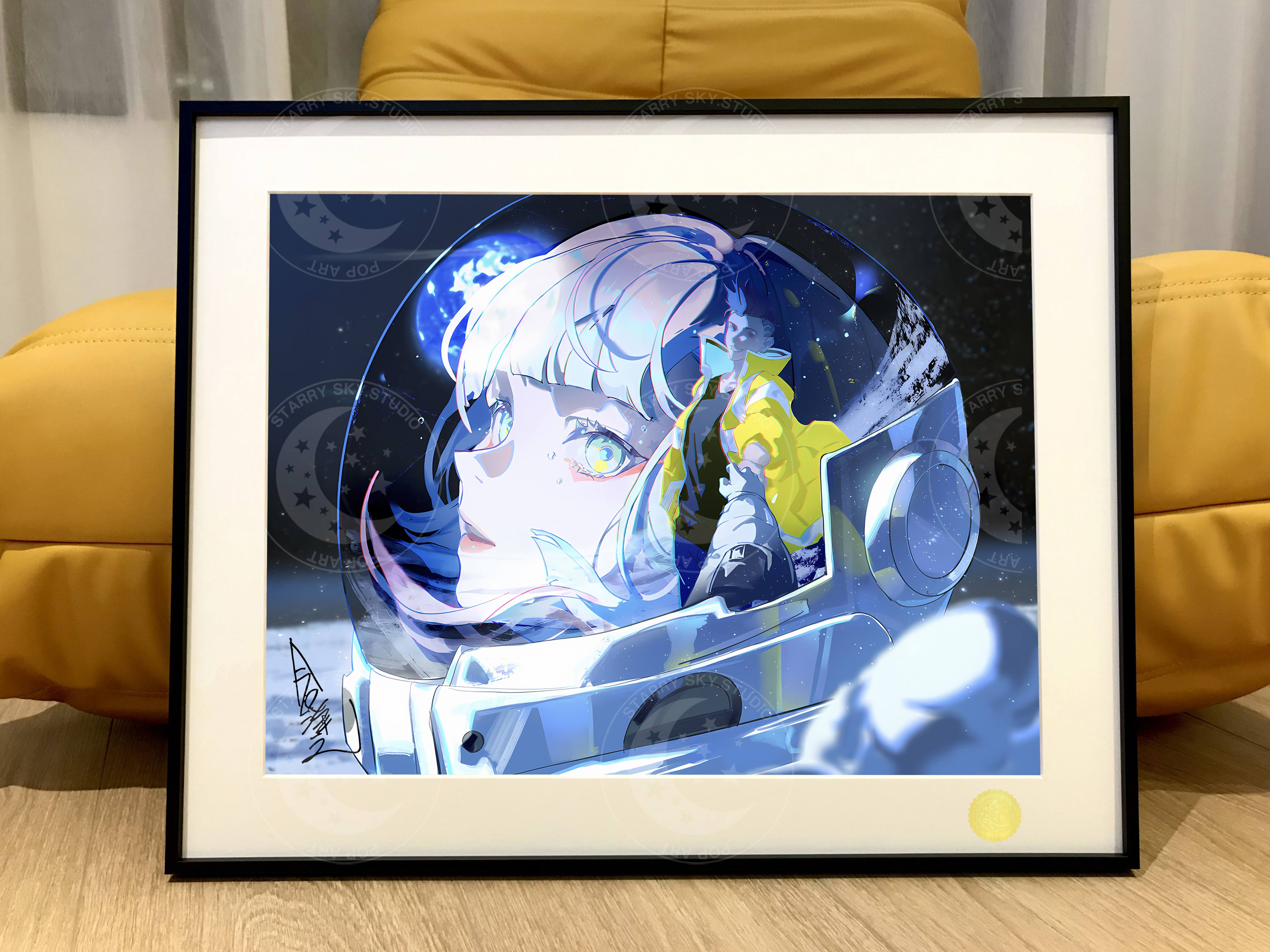 【預購】賽博朋克邊緣行者《再次相遇》動漫裝飾畫 X 星空工作室5