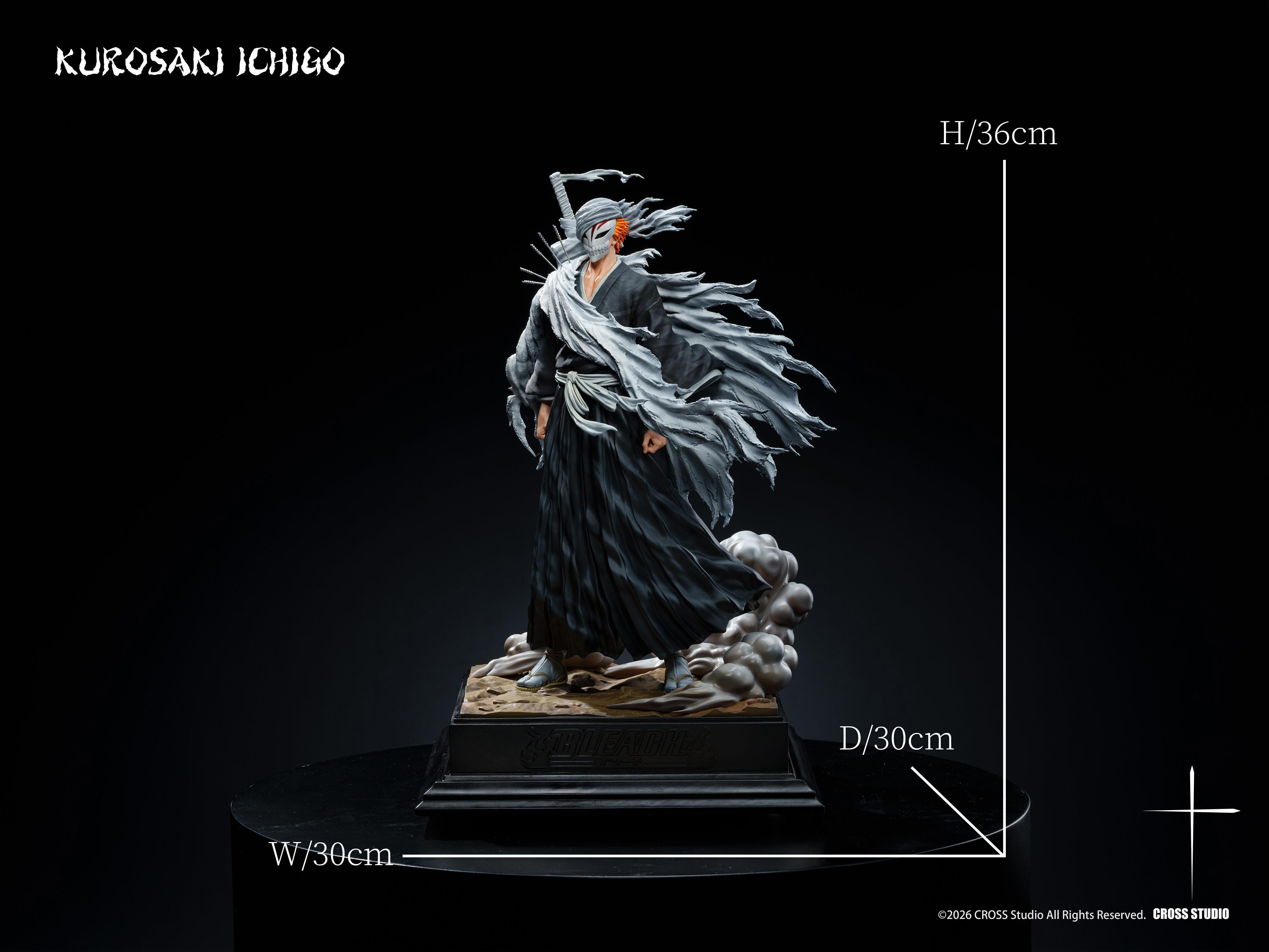 【售罄展示追加請私訊客服@toystationtw】死神 初見端倪的虛化-面具黑崎一護 X Cross十字5