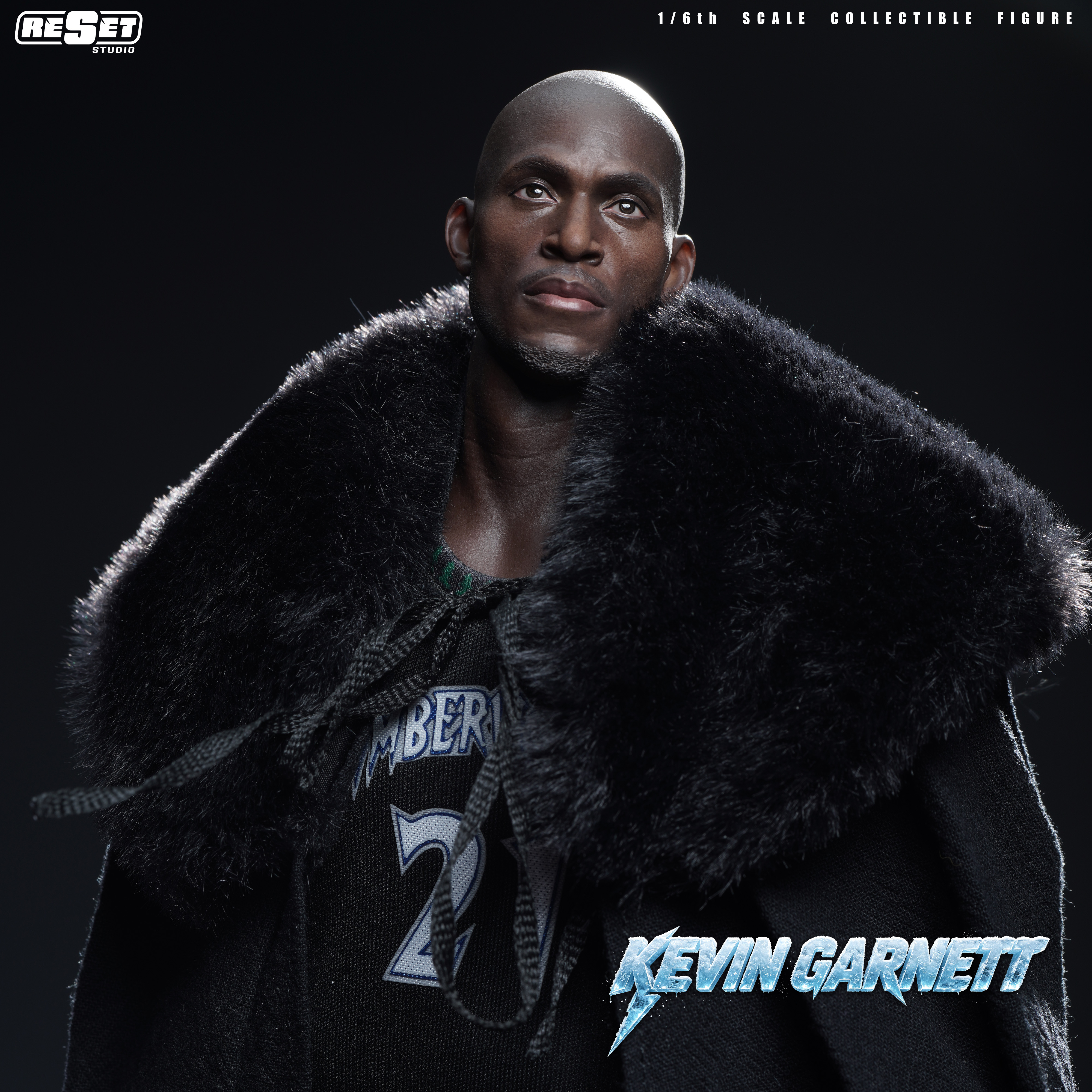 【預購】NBA 1/6收藏級可動人偶套裝 可動眼 森林狼MVP加內特 X Reset-Studio5
