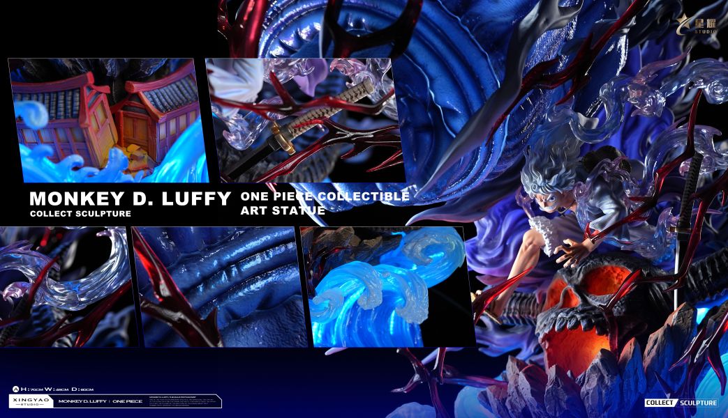 【現貨秒發】海賊王 猿神槍尼卡魯夫 X 星耀工作室3