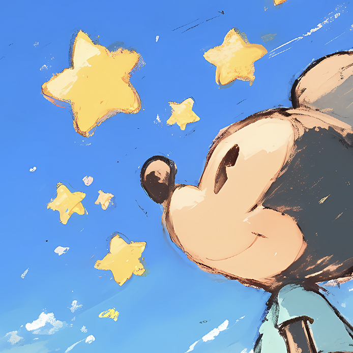 【預購】迪士尼《星星米奇》裝飾畫 X 星空工作室5
