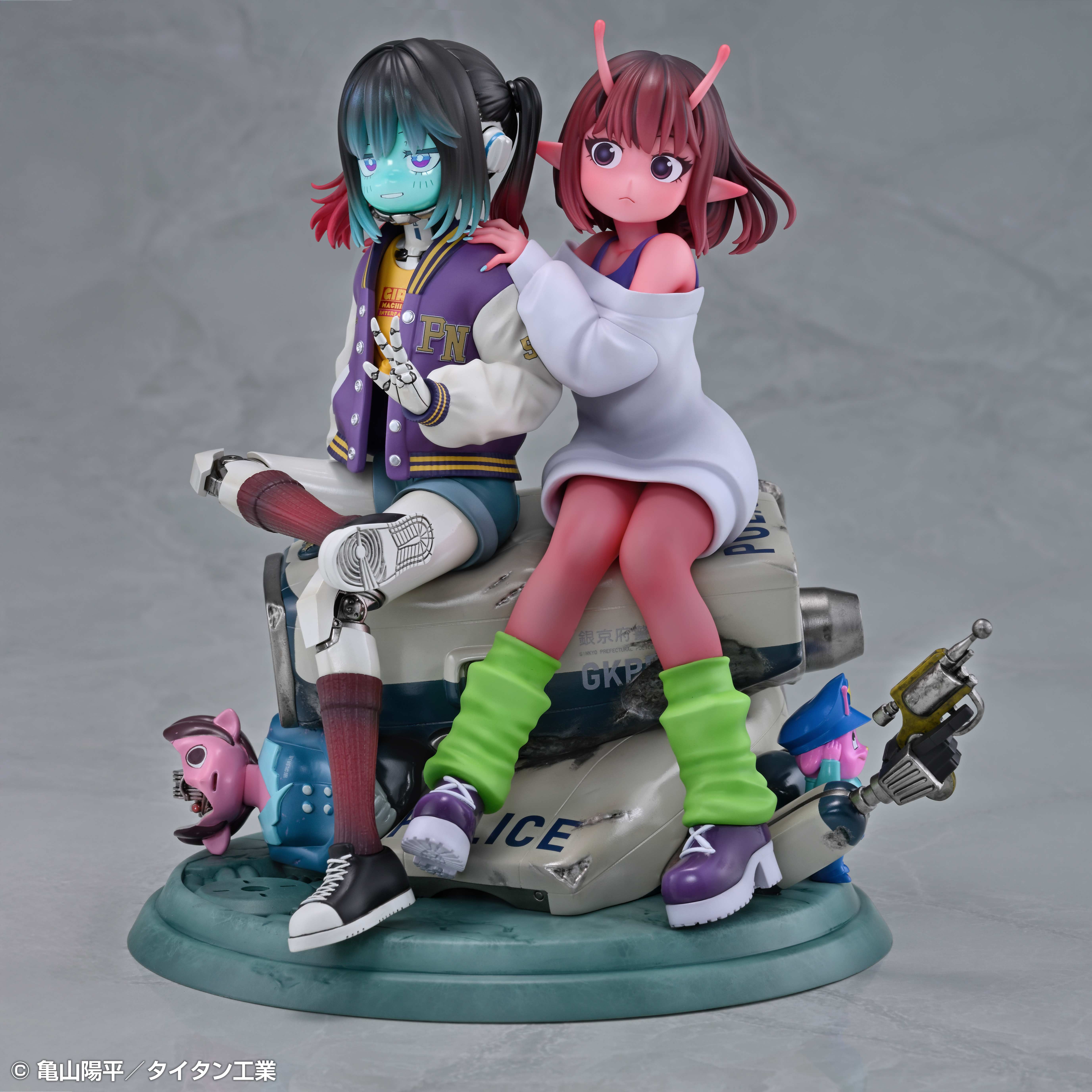 【售罄展示追加請私訊客服@toystationtw】銀河特急 銀河☆地鐵 千春&真希奈 X MEDICOS7