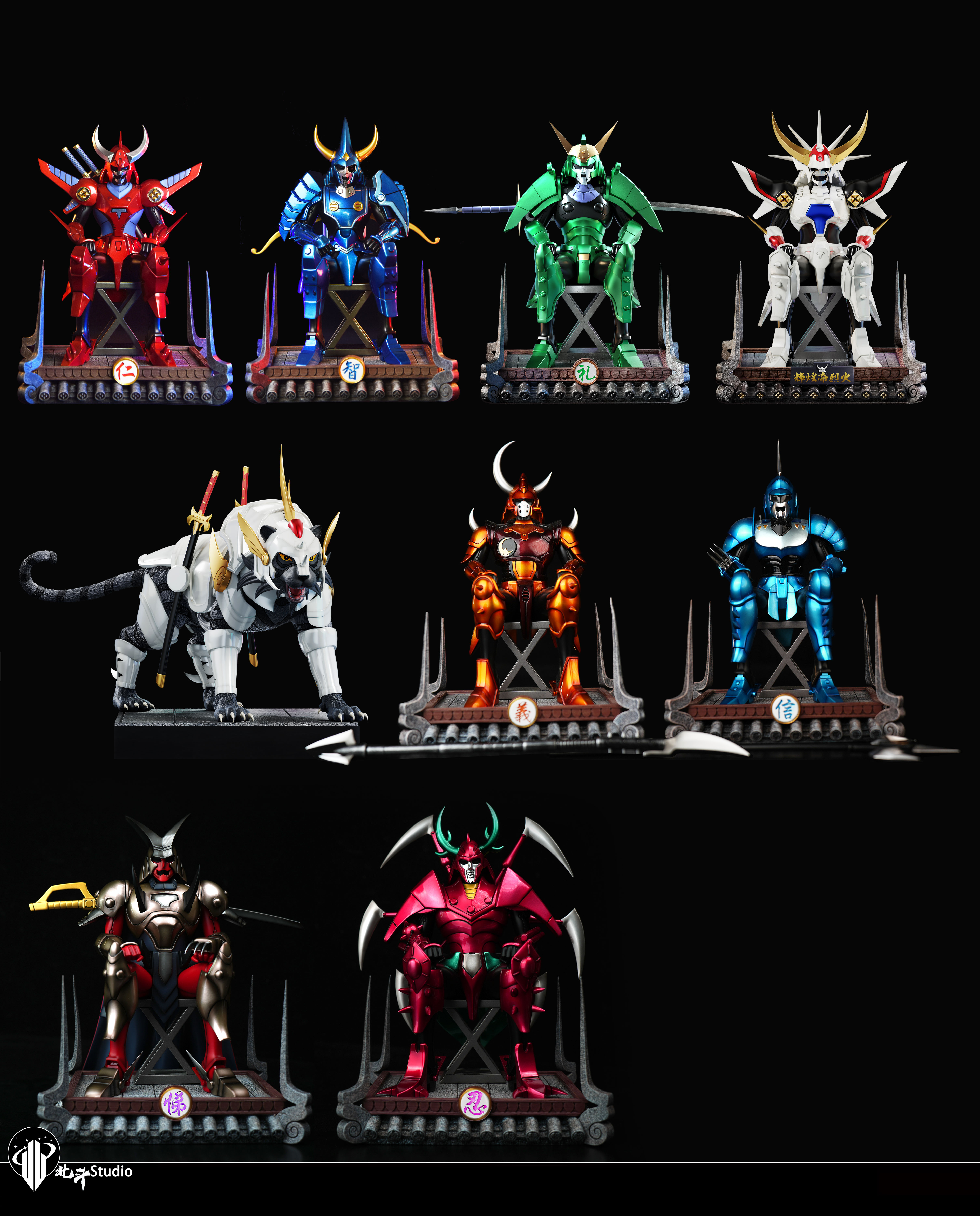 【預購】魔神壇鬥士 共鳴系列 暗魔將&幻魔將 X 北斗-Studio6
