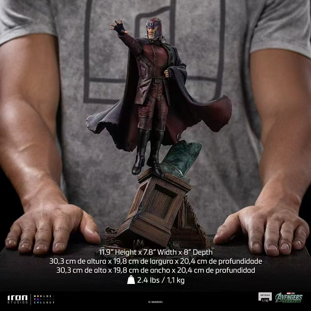 【售罄展示追加請私訊客服@toystationtw】Marvel漫威 X戰警 萬磁王 MARCAS144026-10 X Iron-Studio8