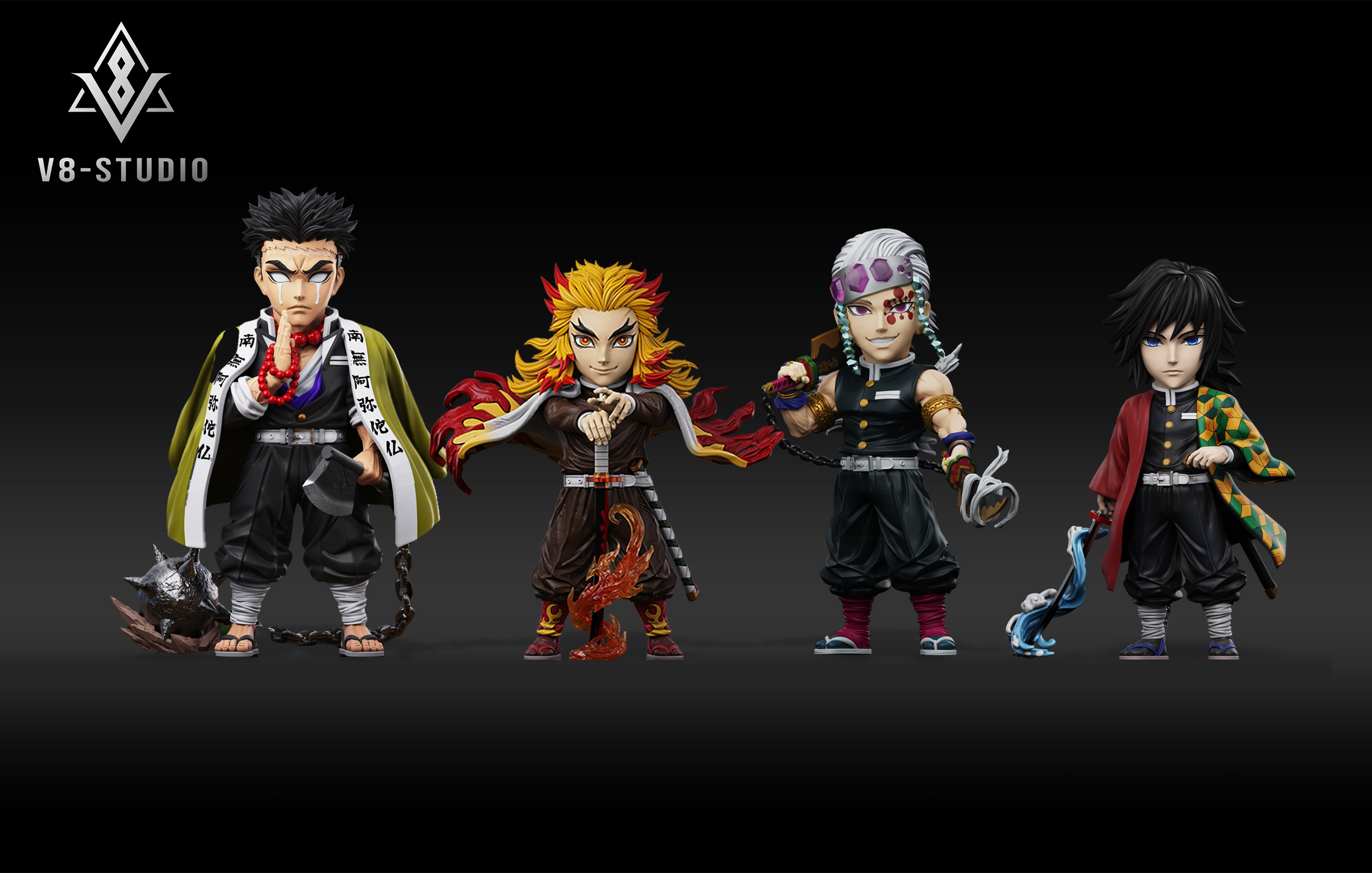 【預購】鬼滅之刃 柱人物系列第四彈 富岡義勇 X V8-Studio2