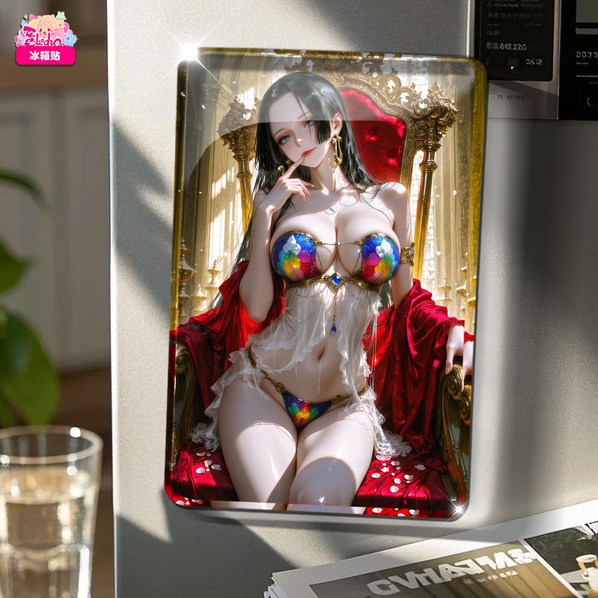 【預購】海賊王 彩鱗公主-女帝漢庫克 8k主題超清裝飾畫 X 阿喵畫社5