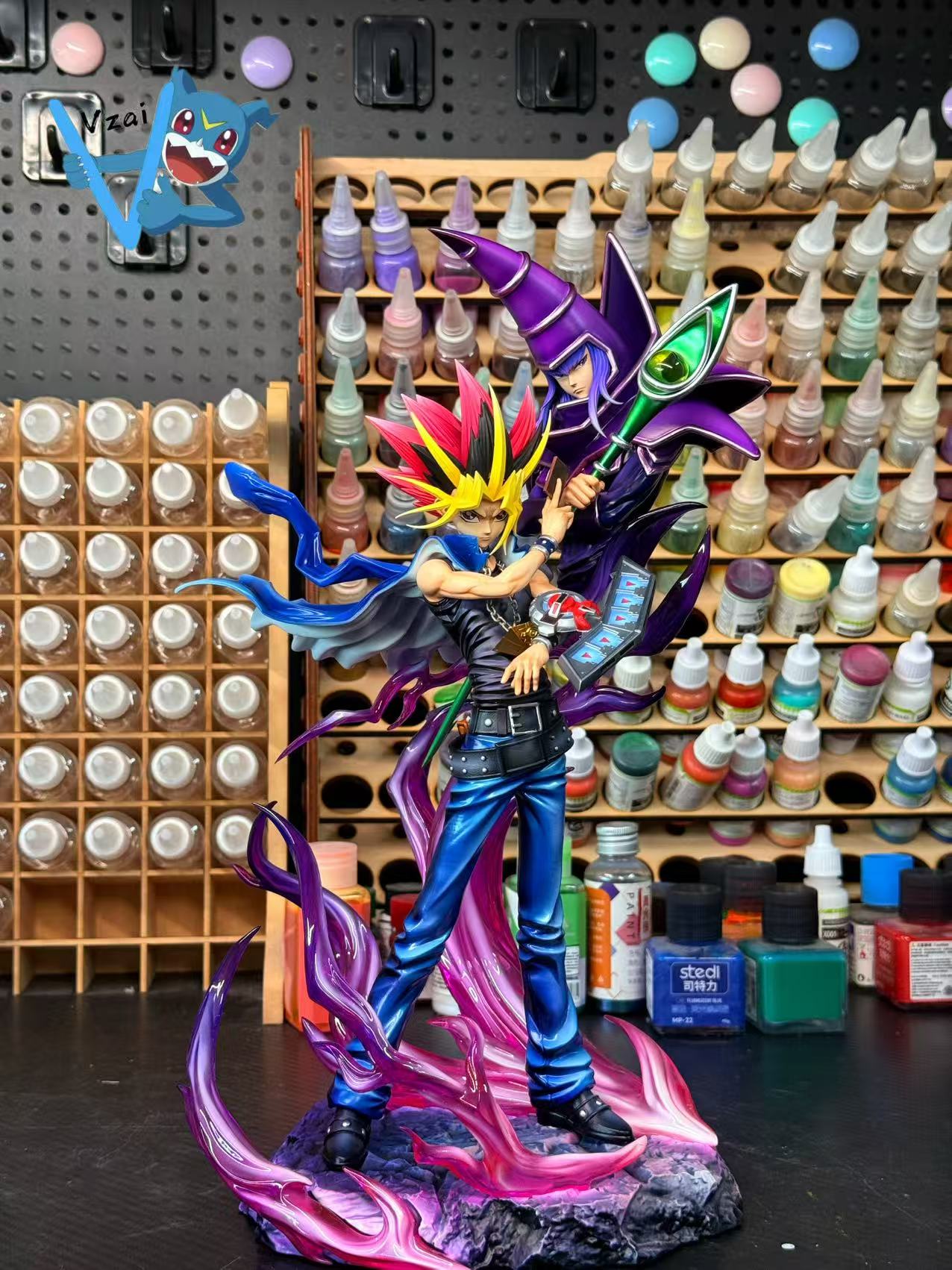 【預購】遊戲王 歷代男主男一及王牌獸 暗遊戲&黑魔術師 X Vzai5