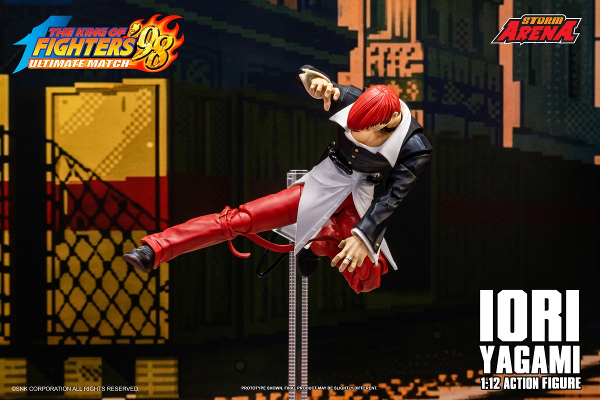 【售罄展示追加請私訊客服@toystationtw】拳皇98UM IORI YAGAMI 八神庵 KFSA04 X Storm Collectibles14