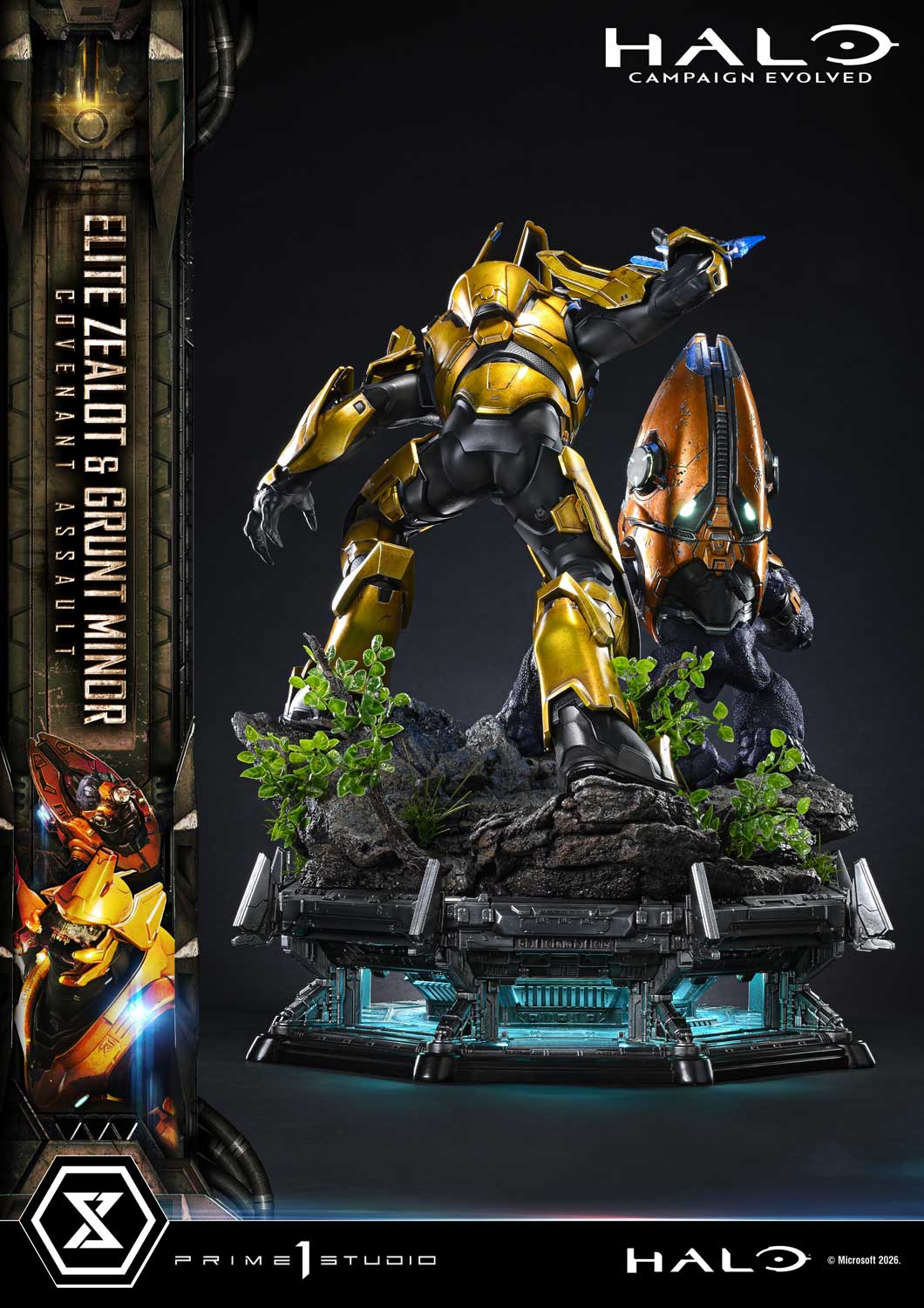 【預購】光環:戰役進化 精英狂戰士 與 初級咕嚕兵:星盟強襲 X Prime 1 Statue11