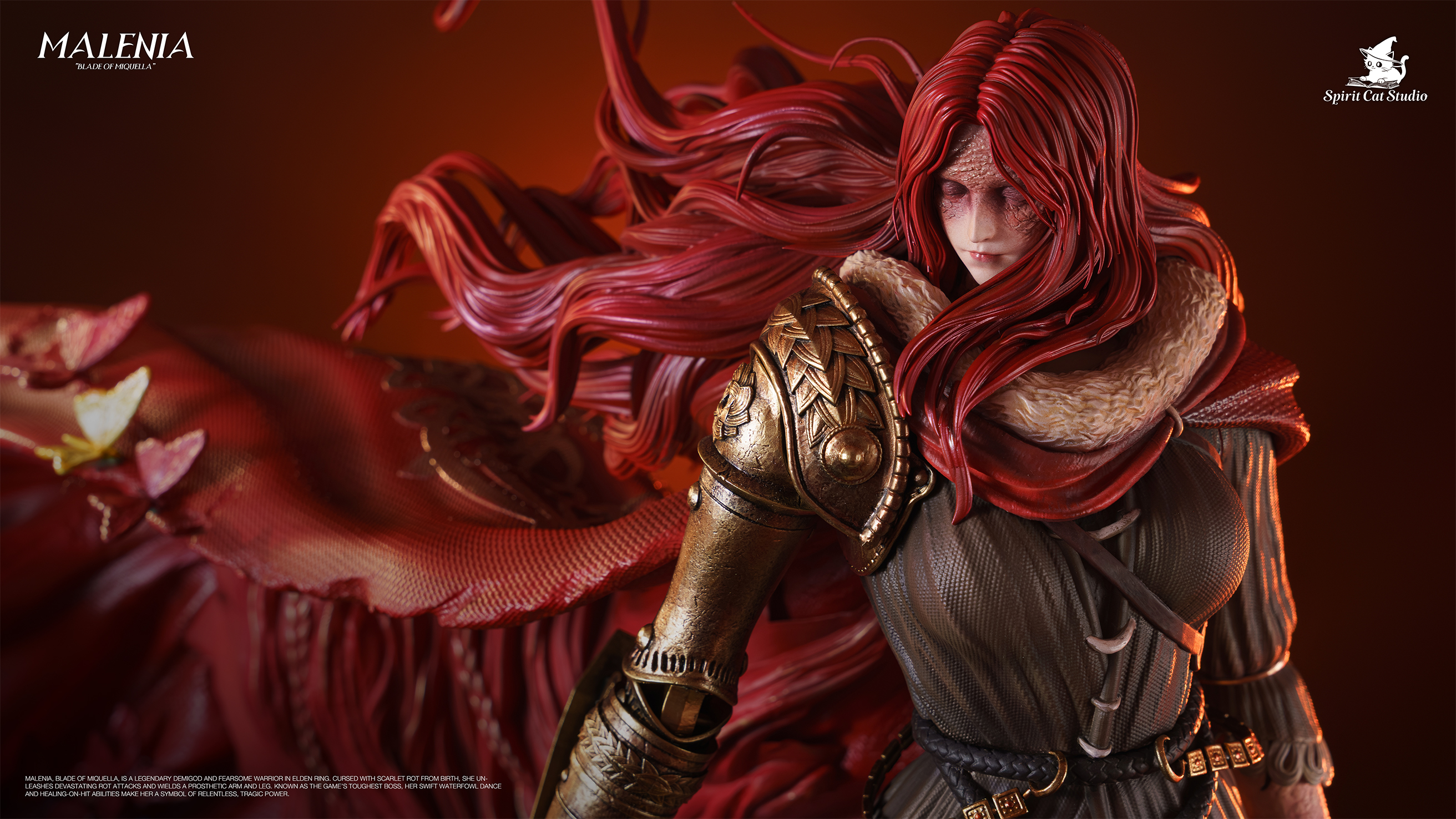 【預購】艾爾登法環 女武神-瑪蓮妮亞 X Spirit Cat靈貓造物12