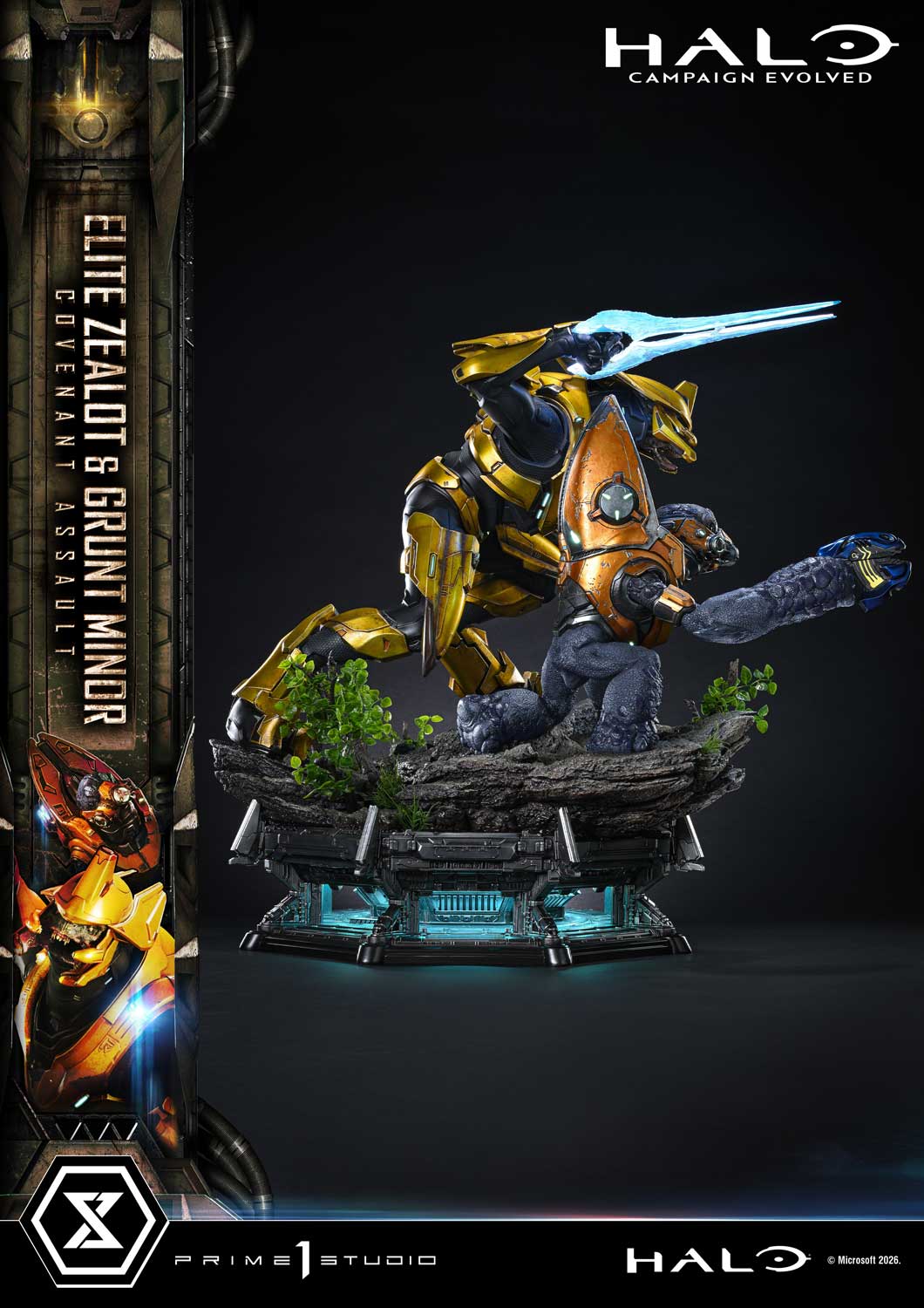 【預購】光環:戰役進化 精英狂戰士 與 初級咕嚕兵:星盟強襲 X Prime 1 Statue12
