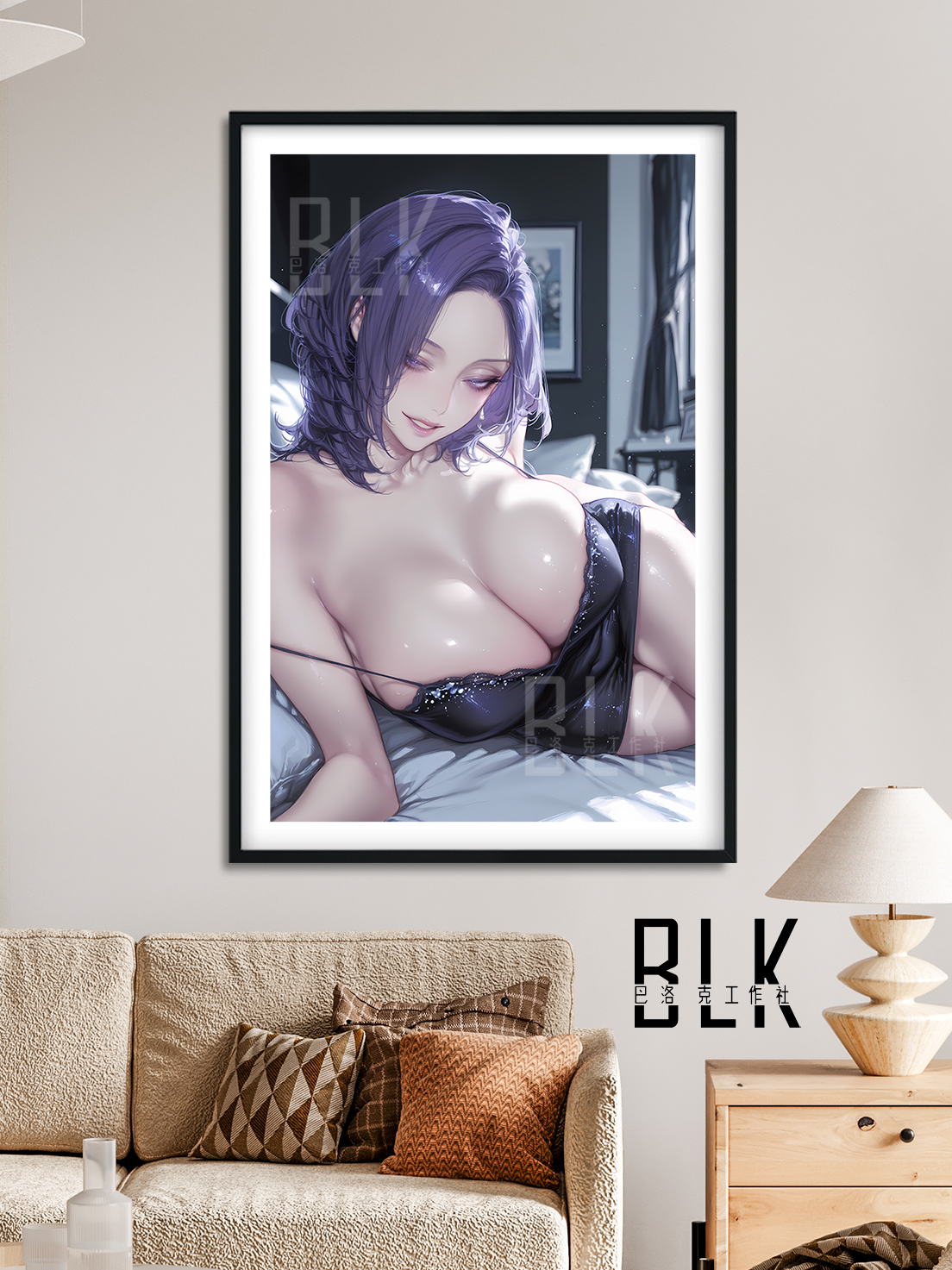 【預購】美麗新世界《睡衣組長》動漫裝飾畫&冰箱貼 X 巴洛克工作室2