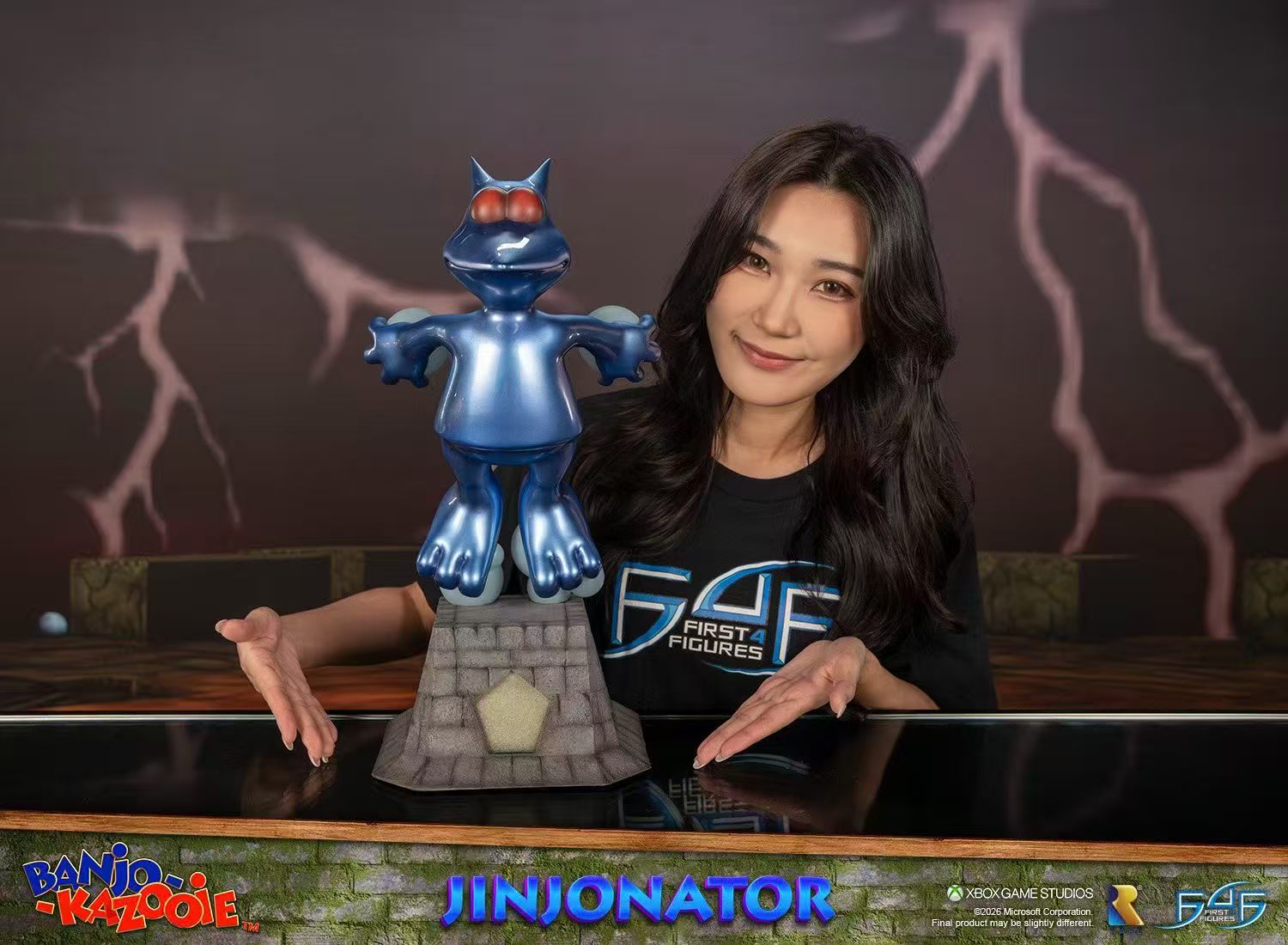 【售罄展示追加請私訊客服@toystationtw】班卓熊大冒險 Jinjonator金喬雕像 X First 4 Figures10