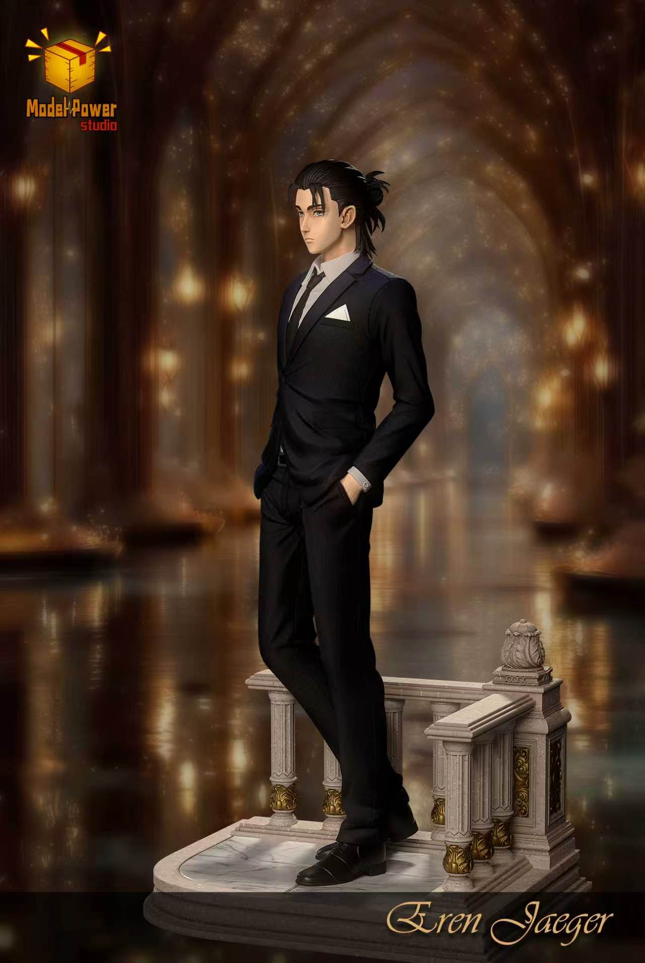【售罄展示追加請私訊客服@toystationtw】進擊的巨人 夜宴系列:第3彈 艾倫·葉卡 X Model Power2