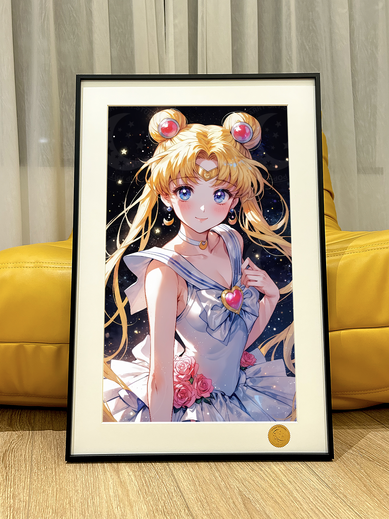【預購】美少女戰士《玫瑰水兵月》動漫裝飾畫 X 星空工作室3