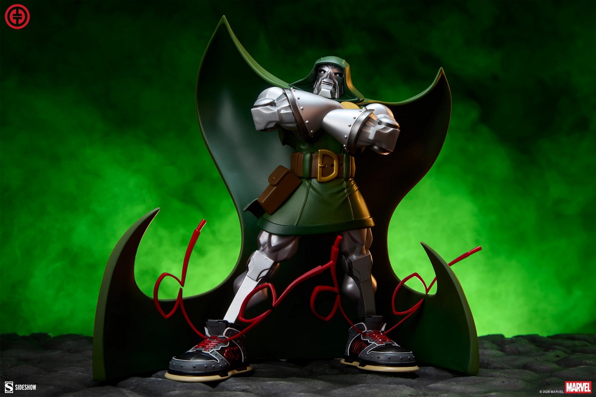 【售罄展示追加請私訊客服@toystationtw】設計師創意造型 Dr. Doom 毀滅博士 700251 X Sideshow6