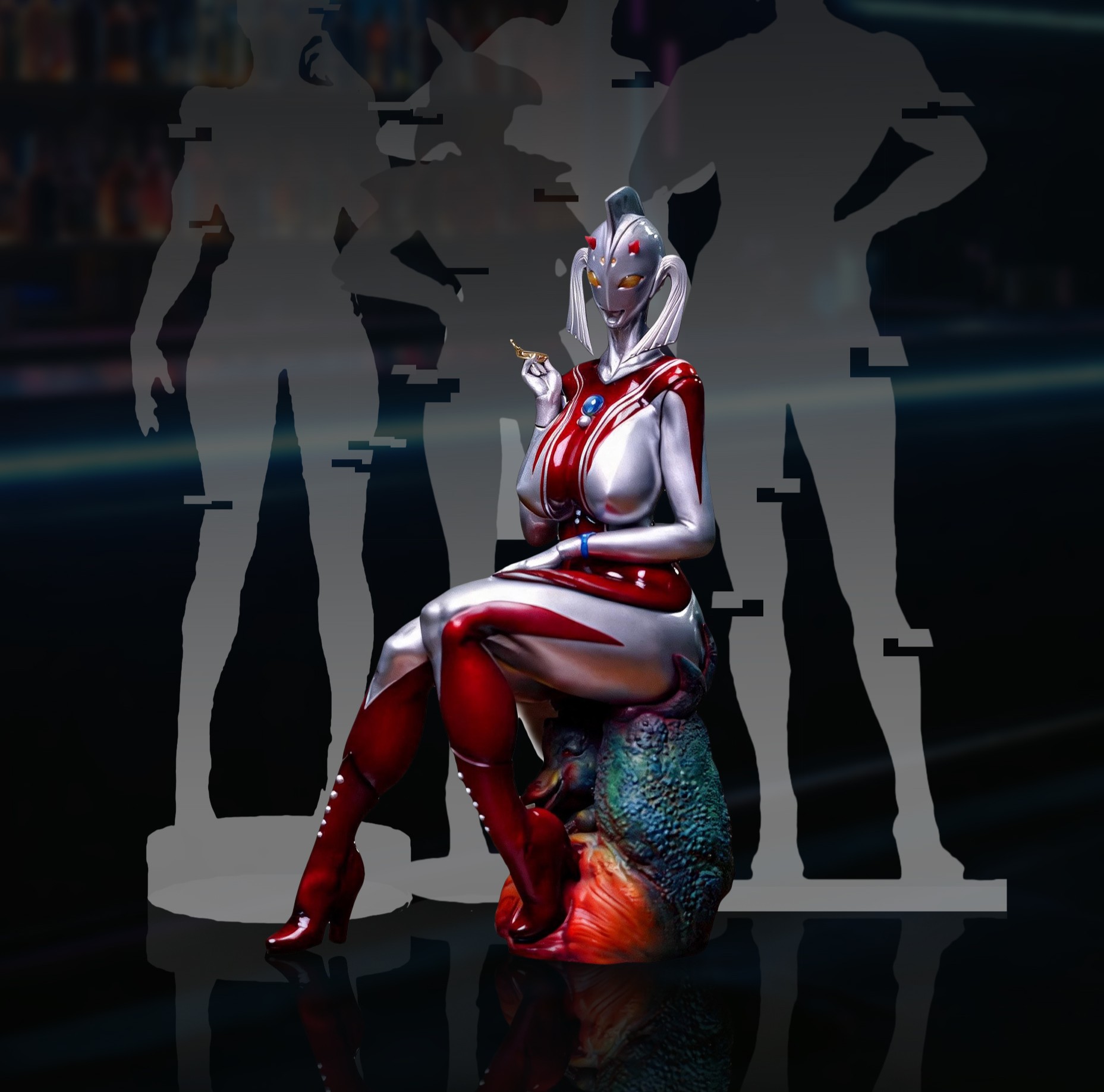 【售罄展示追加請私訊客服@toystationtw】奧特曼 女奧系列第一彈 奧特之母 X Emergence工作室1