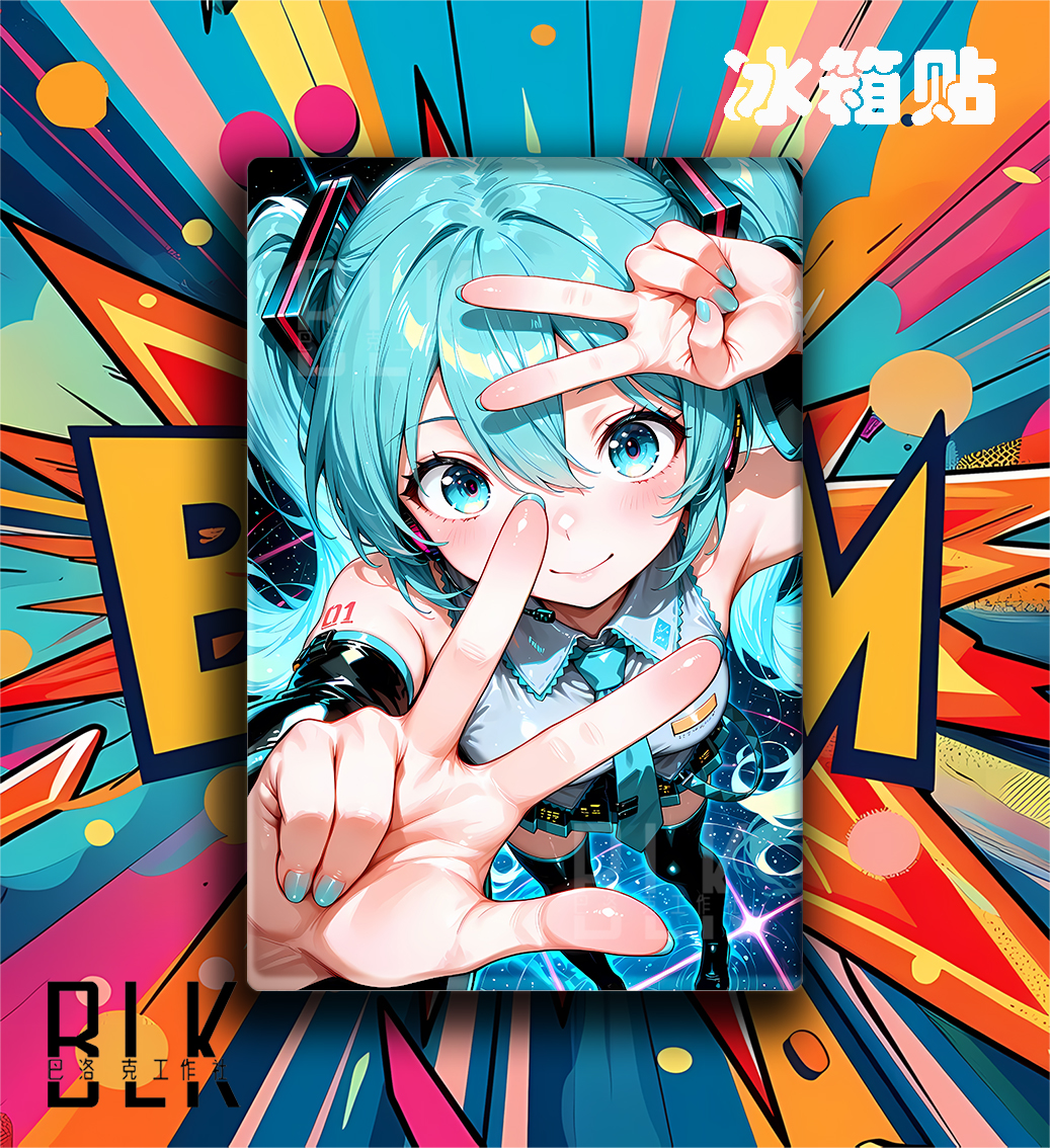 【預購】初音未來《YES初音》動漫裝飾畫&冰箱貼 X 巴洛克工作室3