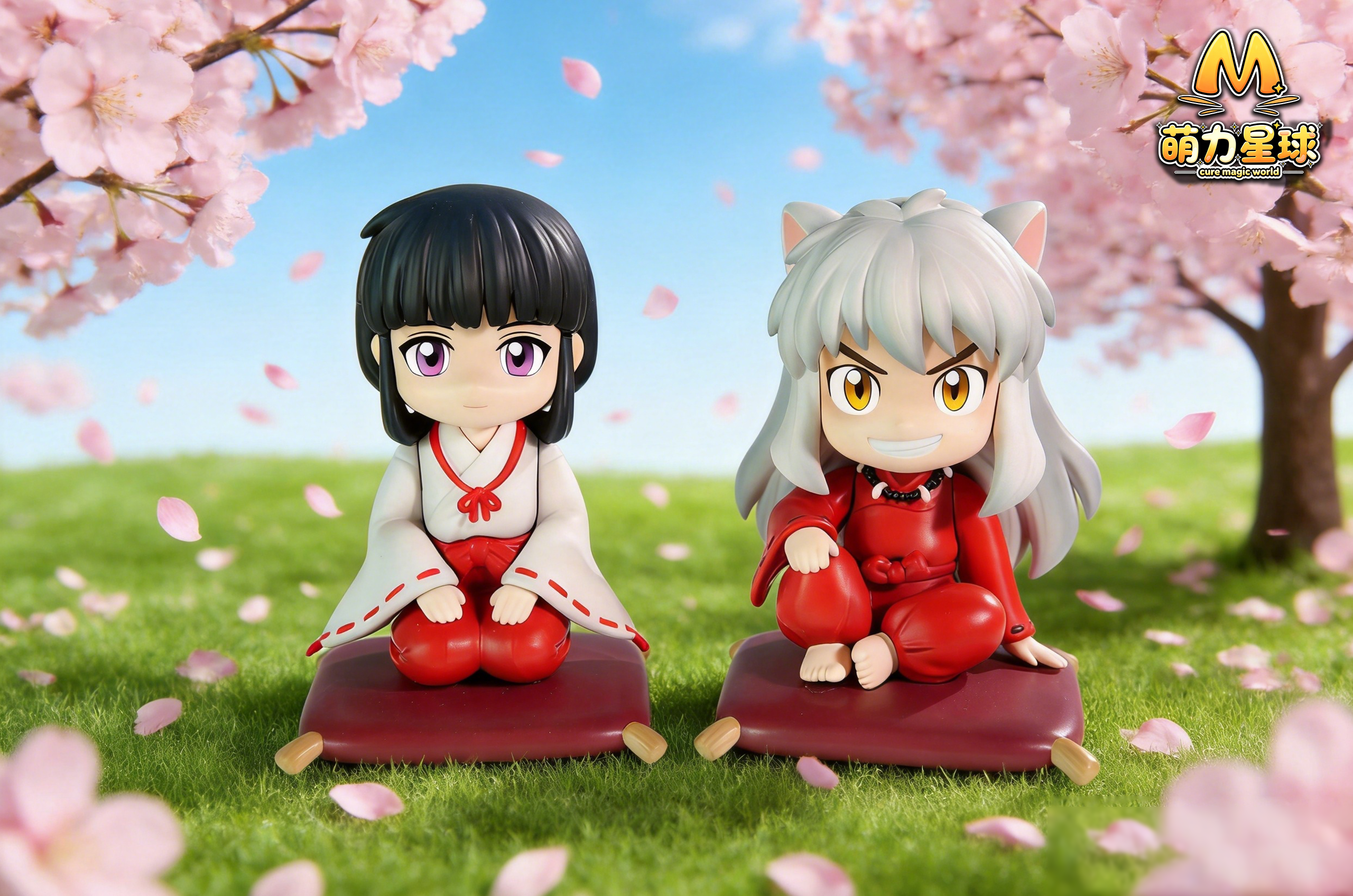 【售罄展示追加請私訊客服@toystationtw】犬夜叉·咧嘴茶座&桔梗·巫女祈願 X 萌力星球3