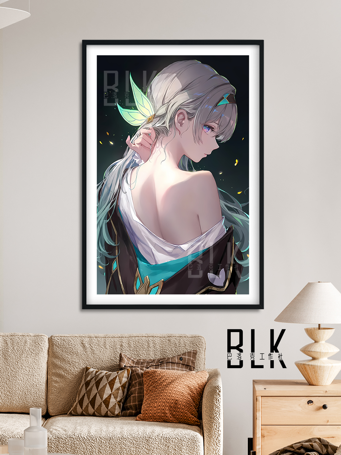 【預購】崩壞星穹鐵道《美背流螢》遊戲裝飾畫&冰箱貼 X 巴洛克工作室2