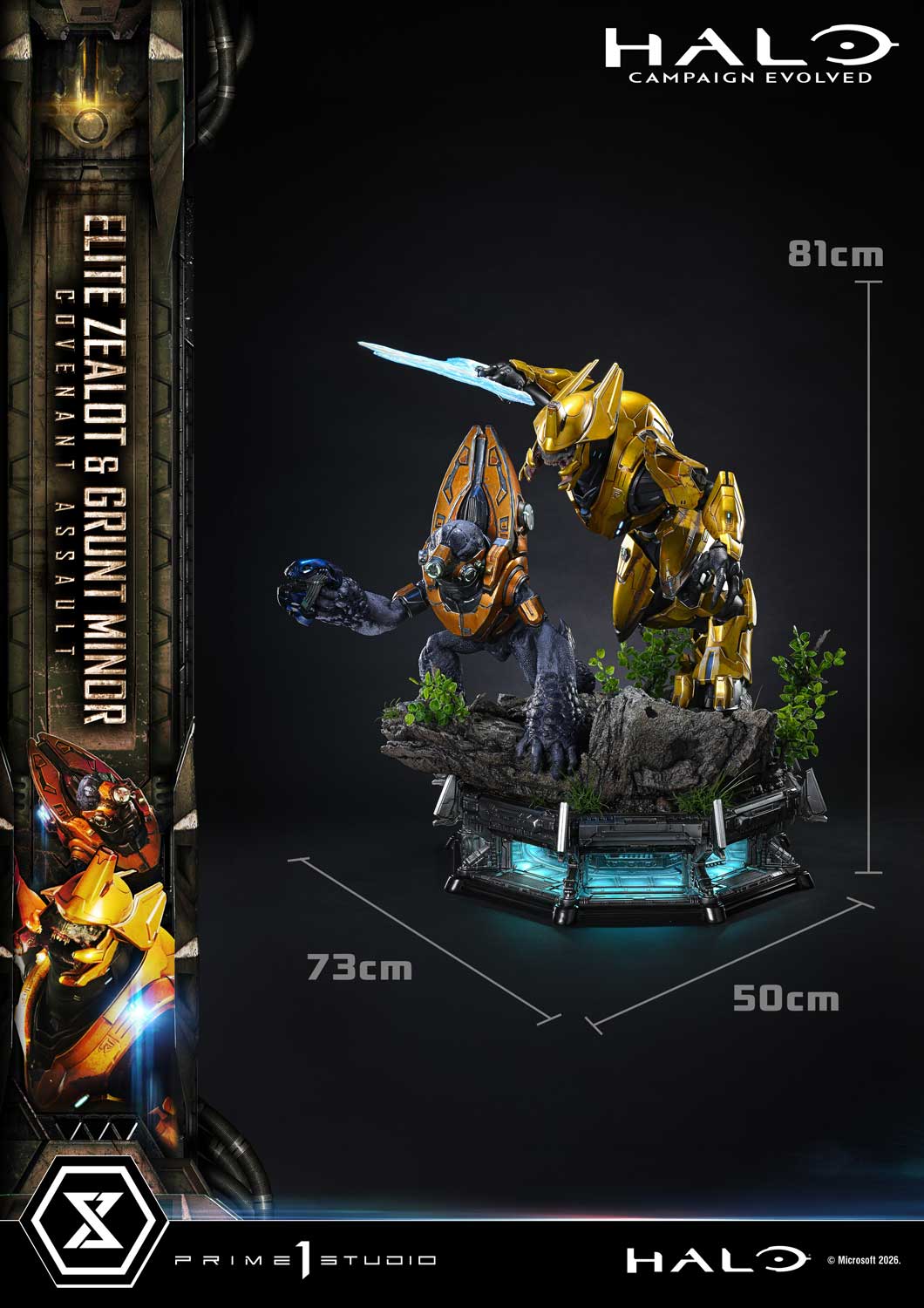 【預購】光環:戰役進化 精英狂戰士 與 初級咕嚕兵:星盟強襲 X Prime 1 Statue9