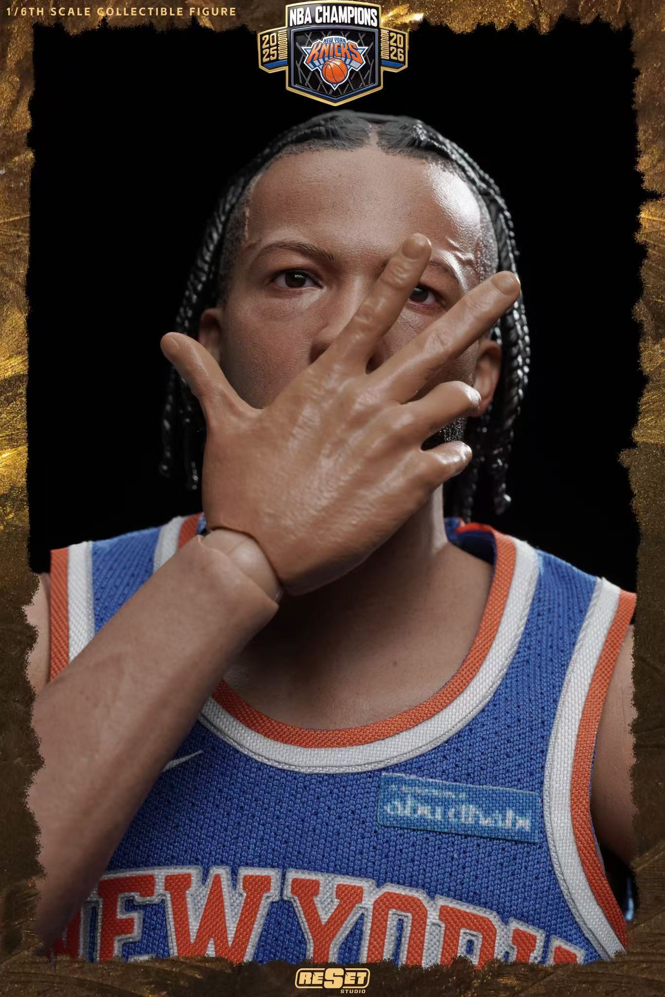 【售罄展示追加請私訊客服@toystationtw】NBA 1/6收藏級可動人偶套裝【可動眼】布倫森奪冠 X Reset-Studio18
