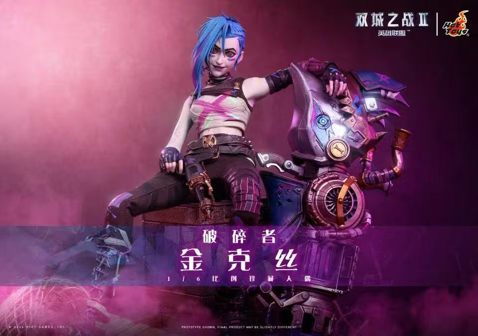 【預購】《英雄聯盟:雙城之戰II》TMS183 破碎者金克絲 X HotToys3