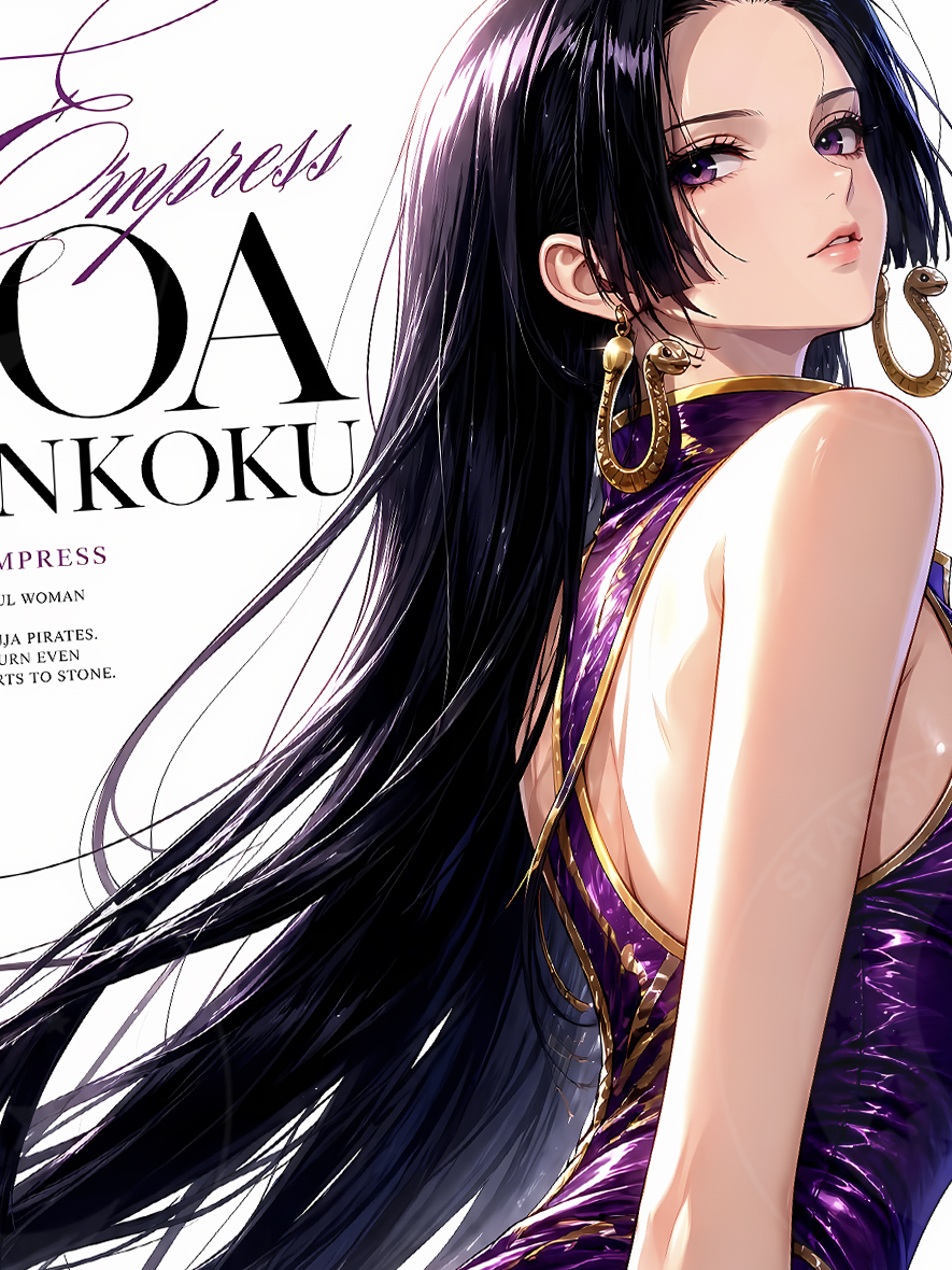 【預購】海賊王《雜志女帝》動漫裝飾畫 X 星空工作室5
