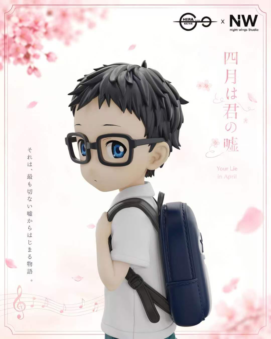 【售罄展示追加請私訊客服@toystationtw】四月是你的謊言 宮園薰·童年Ver.&有馬公生·童年Ver. X Night Wing夜翼社+HERA赫拉6