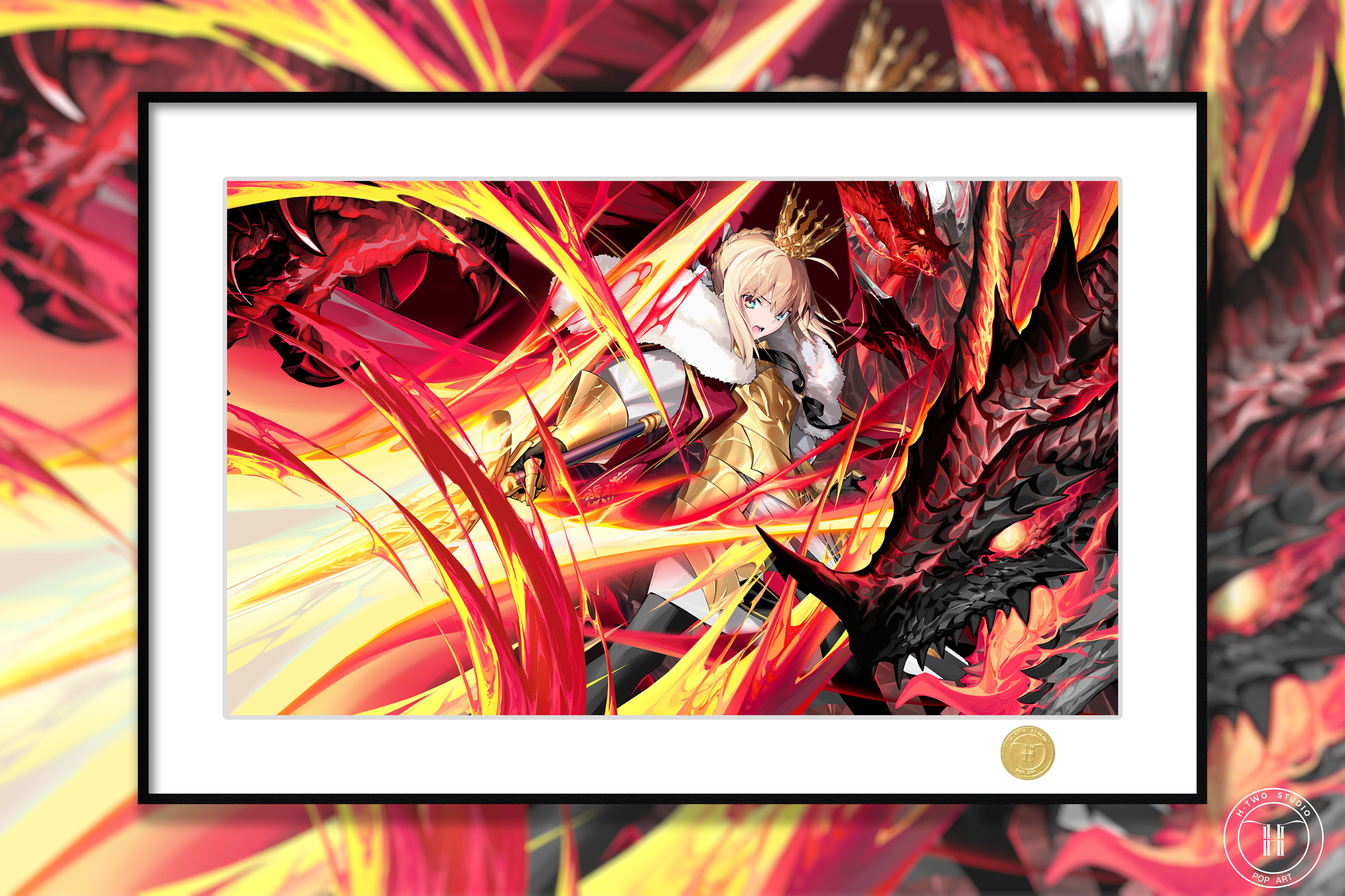 【預購】FGO《領主洛格雷斯》動漫二次元裝飾畫 X H2工作室2