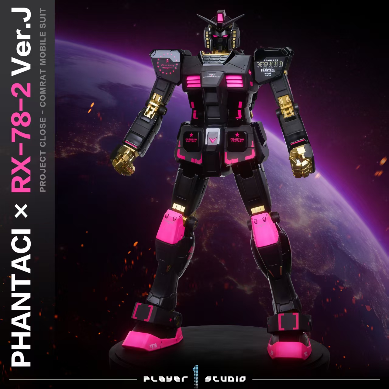 【售罄展示追加請私訊客服@toystationtw】RX-78-2 Ver.J 110cm 高達全身 雕像 X Player 11