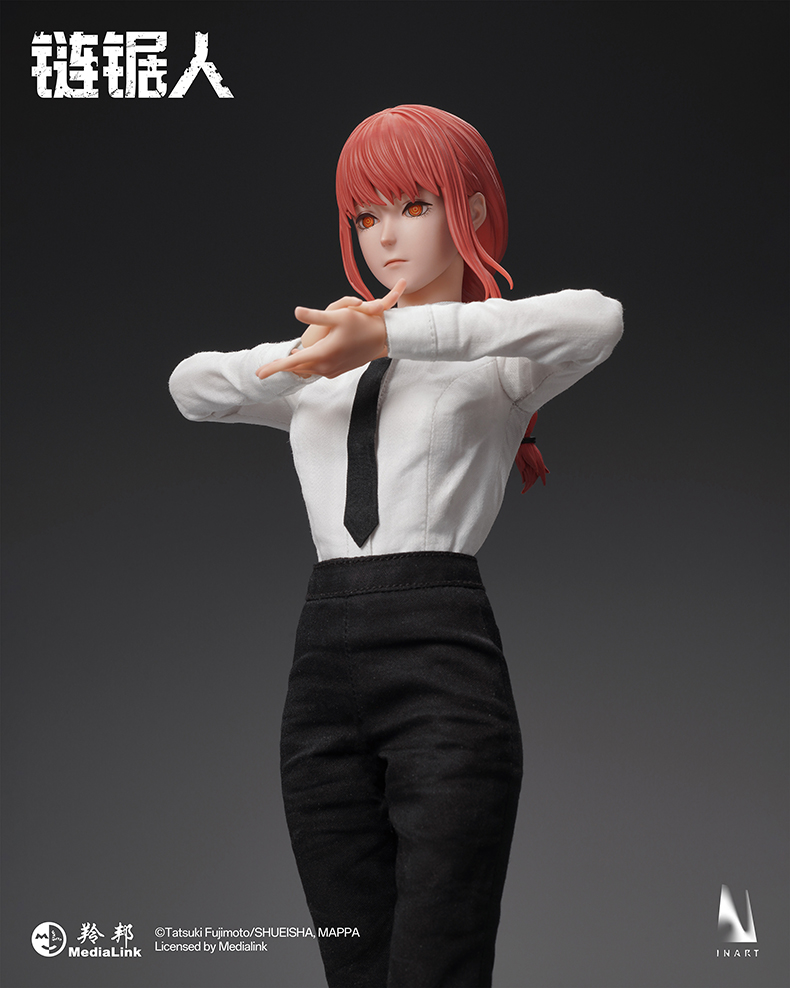 【售罄展示追加請私訊客服@toystationtw】《鏈鋸人》第一季 1/6收藏級可動人偶 真紀真 X INART9