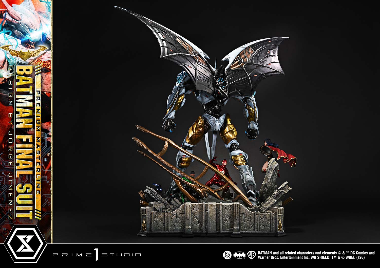 【預購】正義聯盟(漫畫版)蝙蝠俠終極戰甲 X Prime 1 Statue20