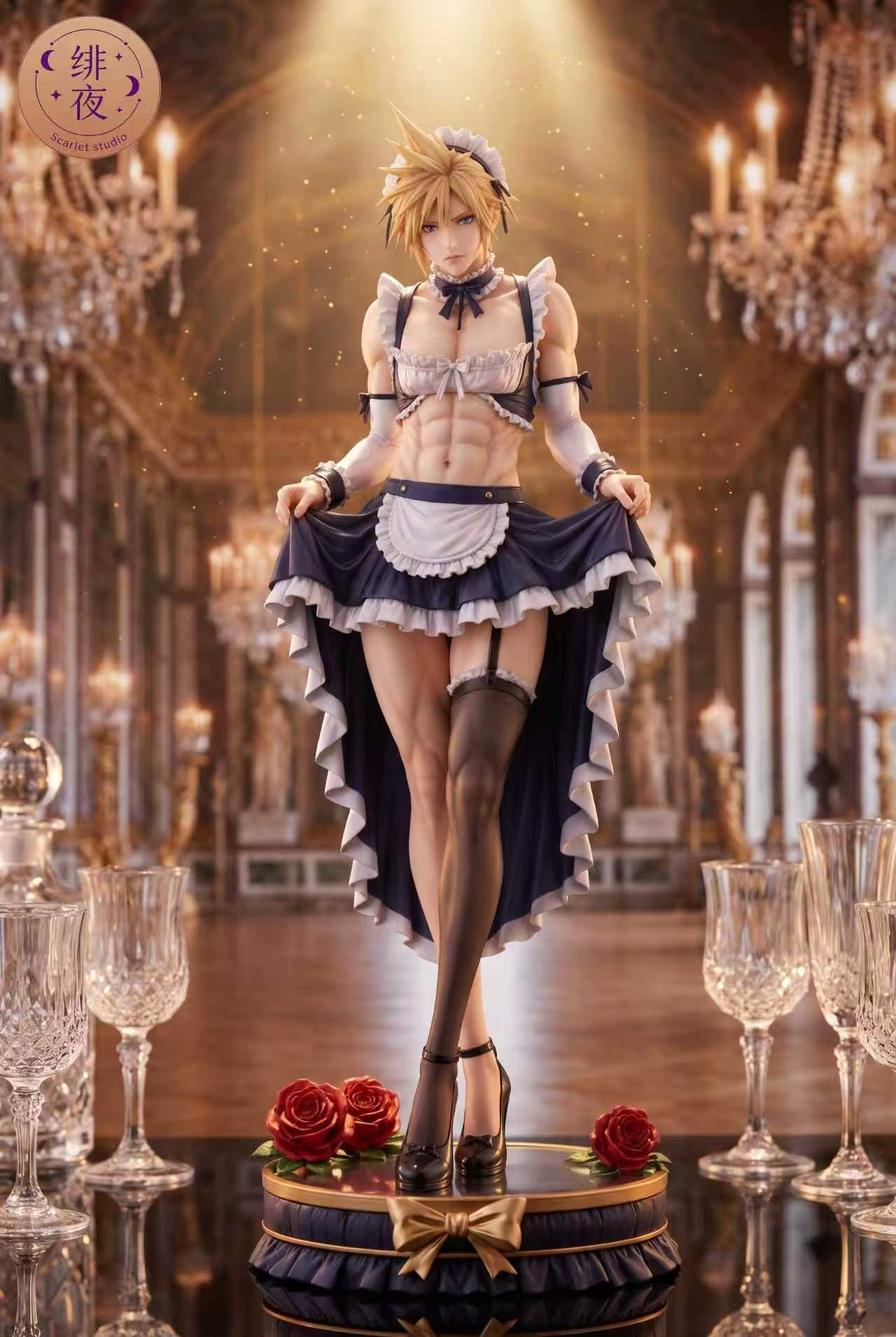 【預購】Final Fantasy VII 女裝大佬 女僕克勞德 X Scarlet緋夜2