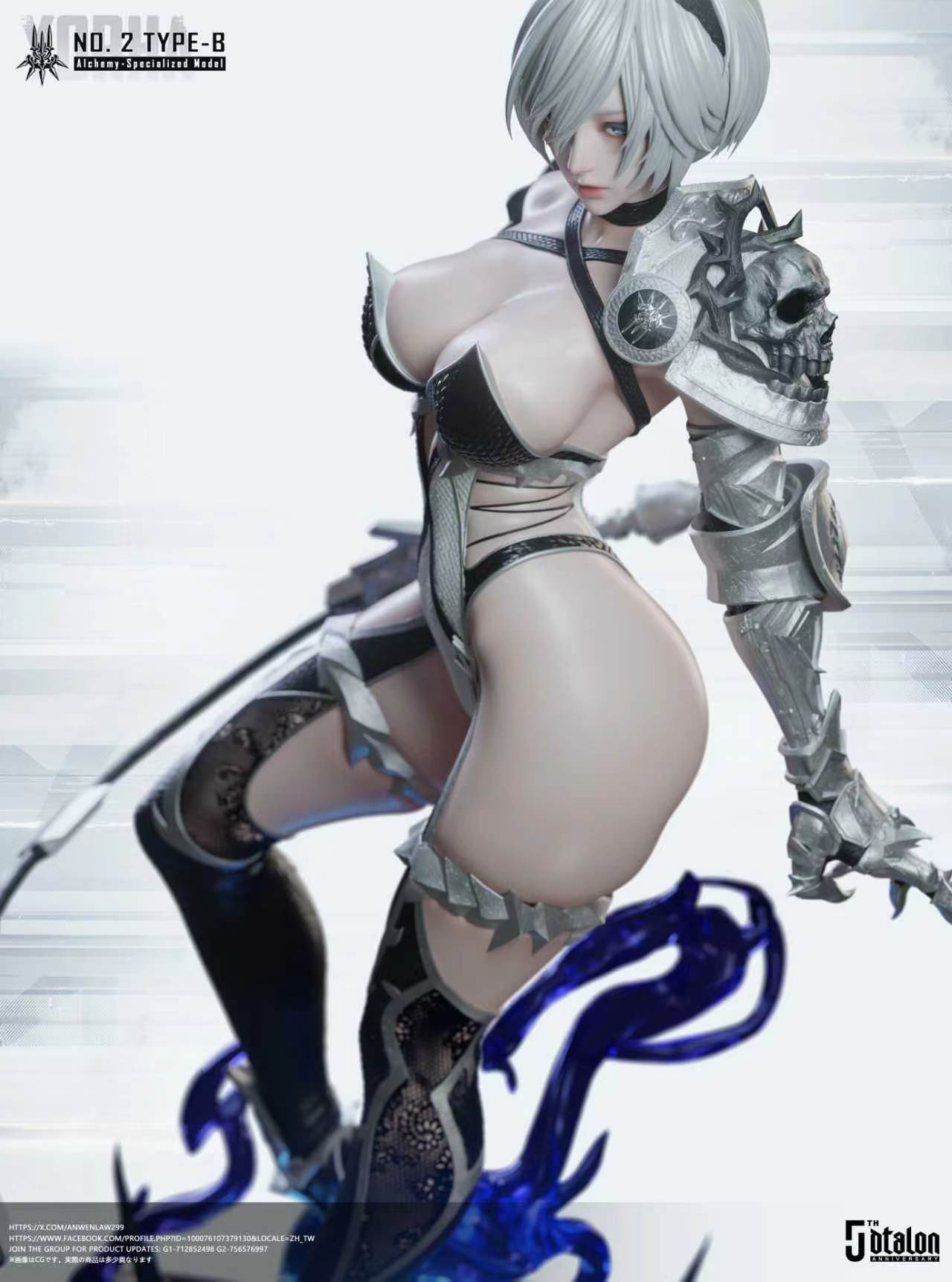 【預購】尼爾:自動人形 特異象限系列 寄葉2號B型 煉金特化裝備 X Dtalon Production 5周年紀念14