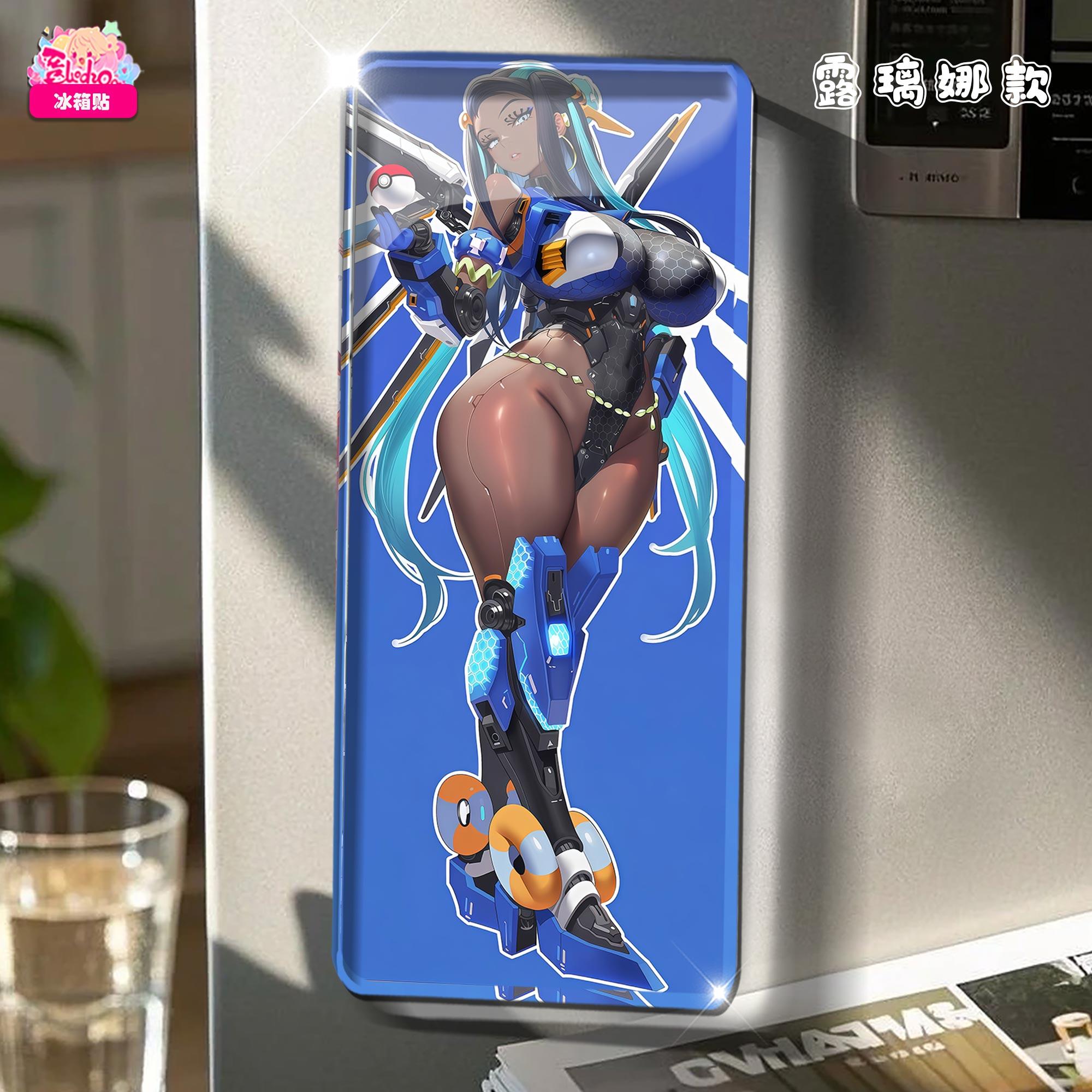 【預購】寶可夢x機甲系列 御姐華姿五重奏系列五 8k全景高清裝飾畫 X 阿喵畫社7
