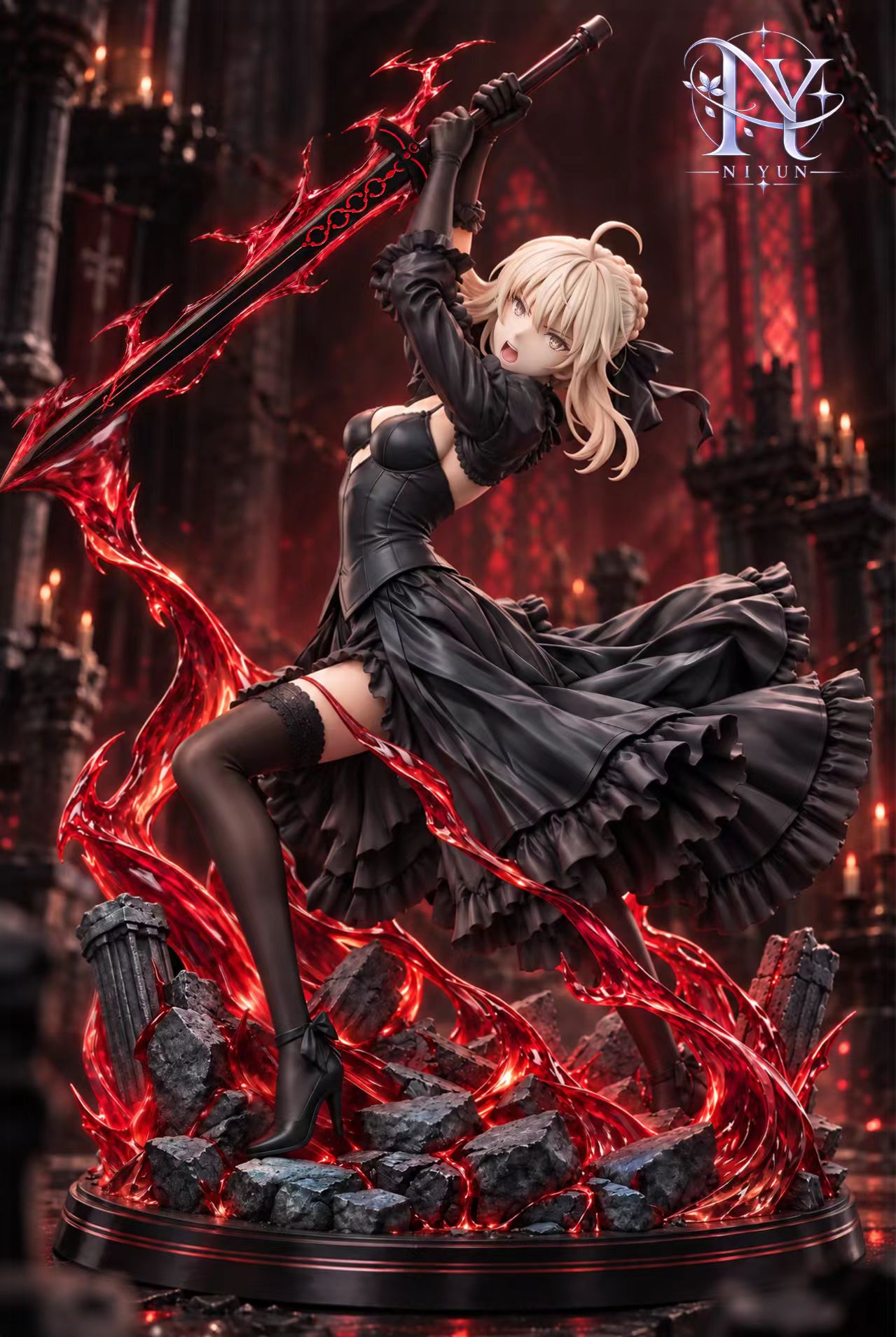 【預購】Fate 黑呆 禮裙saber X 霓昀工作室2