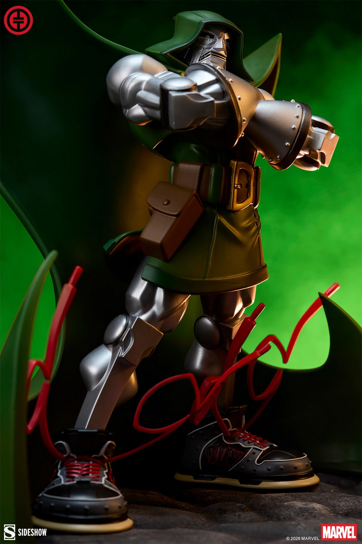 【售罄展示追加請私訊客服@toystationtw】設計師創意造型 Dr. Doom 毀滅博士 700251 X Sideshow5