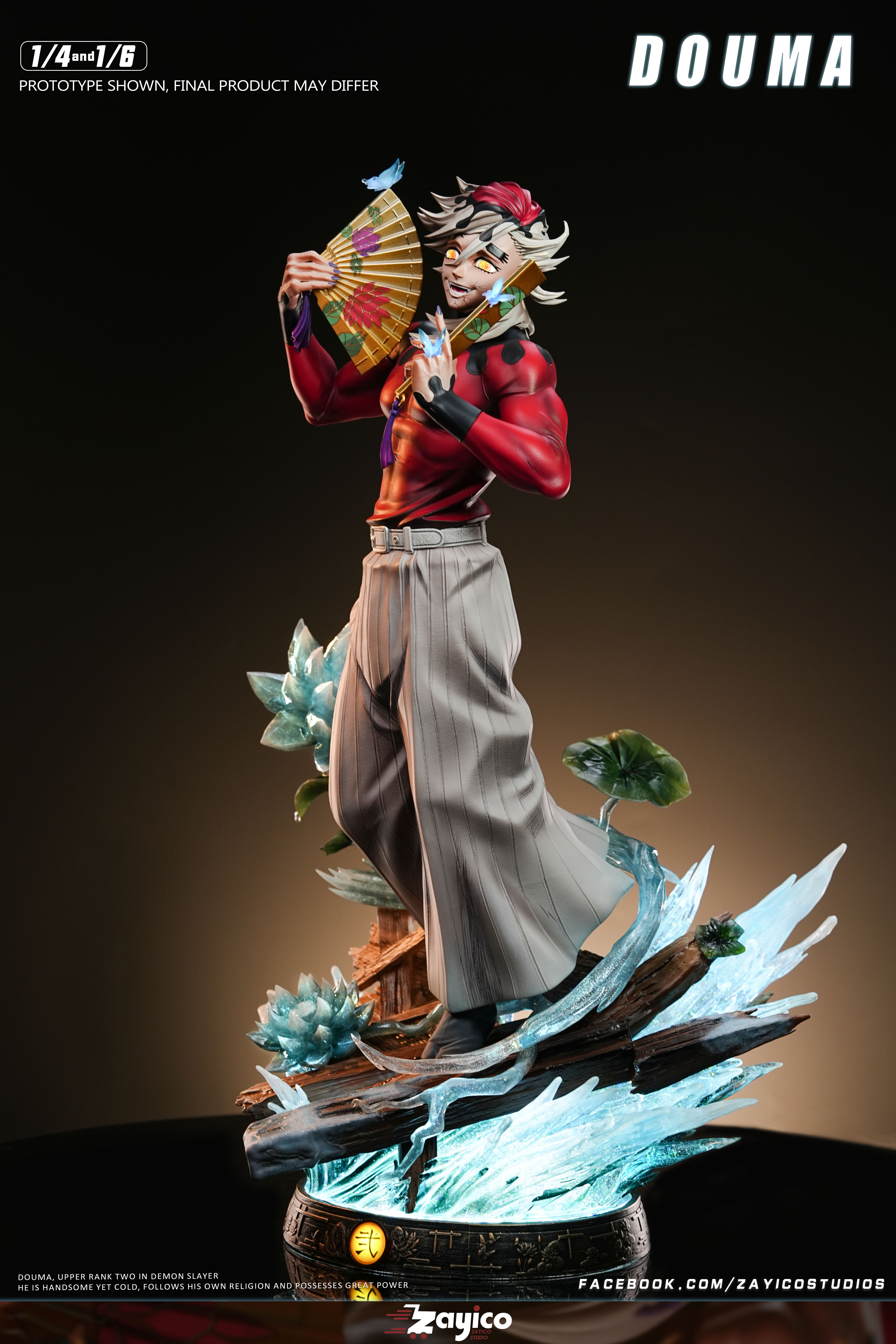 【售罄展示追加請私訊客服@toystationtw】鬼滅之刃 雙比例 童磨 X Zayico工作室4