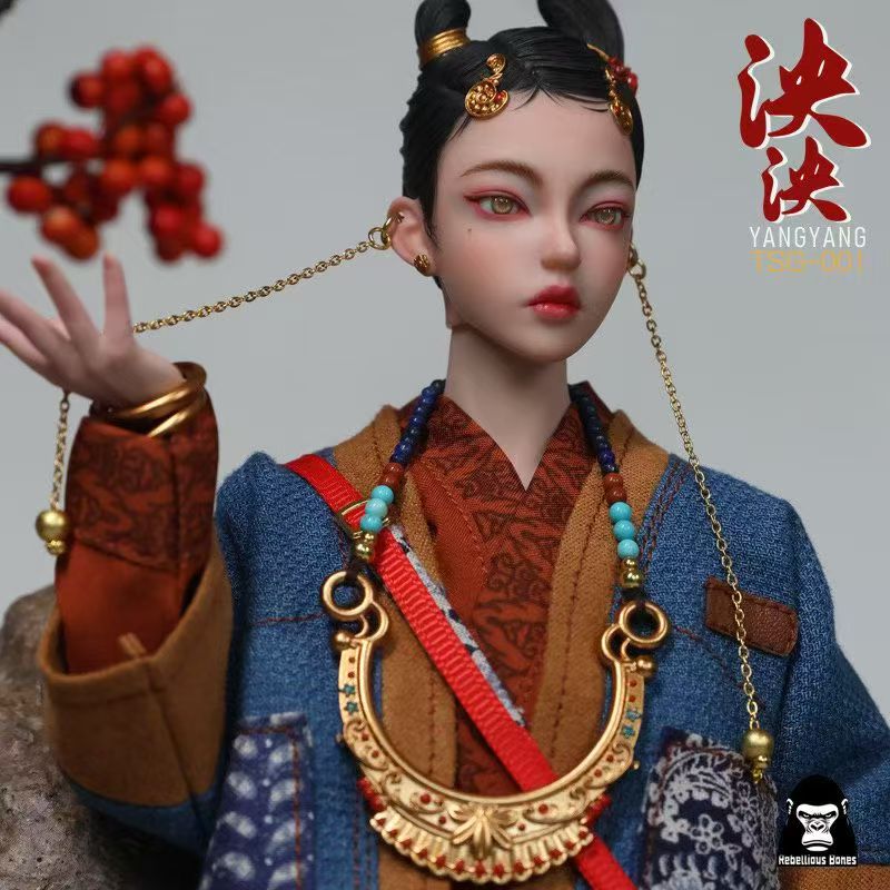 【售罄展示追加請私訊客服@toystationtw】時空少女系列 可動人偶 1/6長公主泱泱 TSG001 X 反骨模玩2