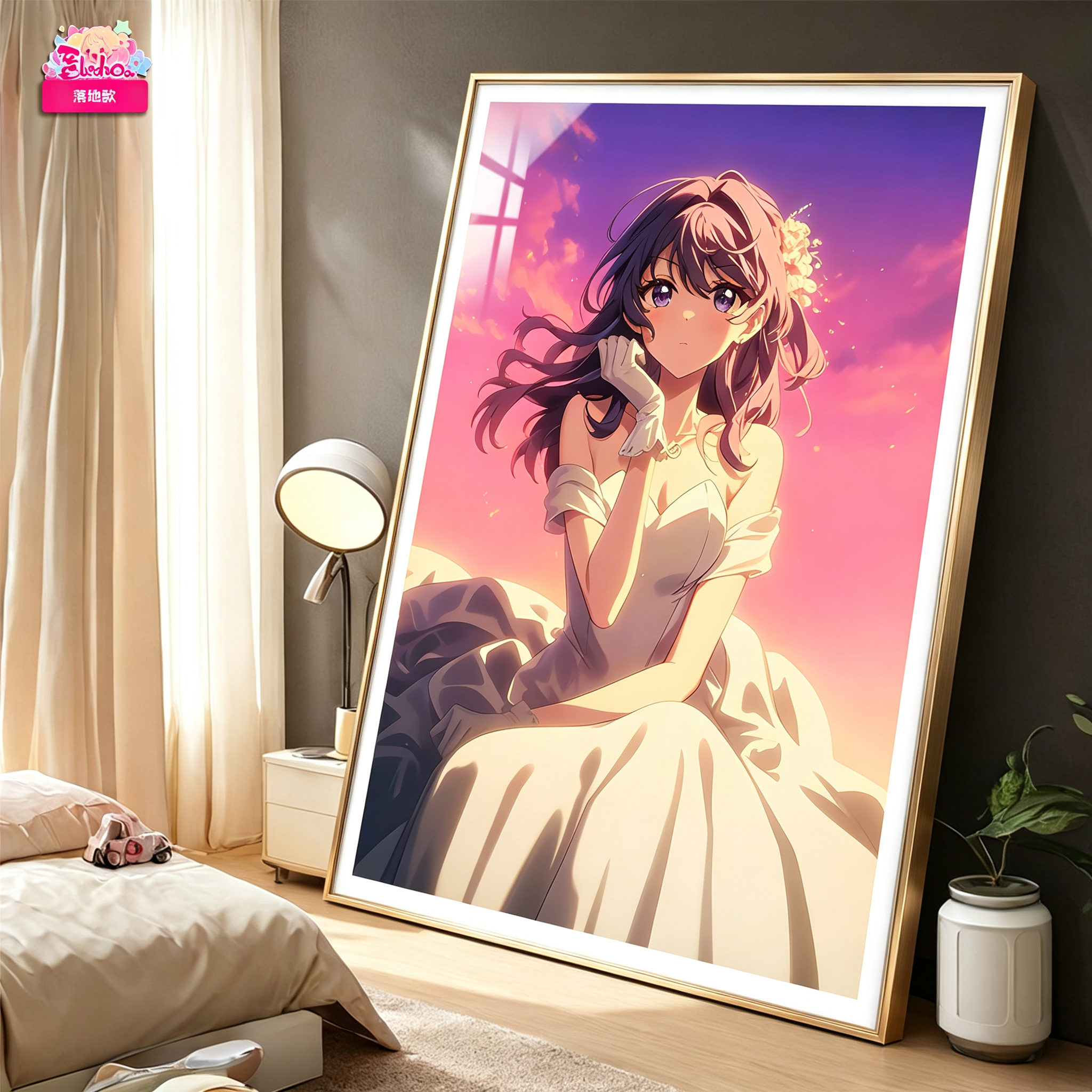 【預購】晚霞 婚紗 櫻島麻衣金色款 X 阿喵畫社2