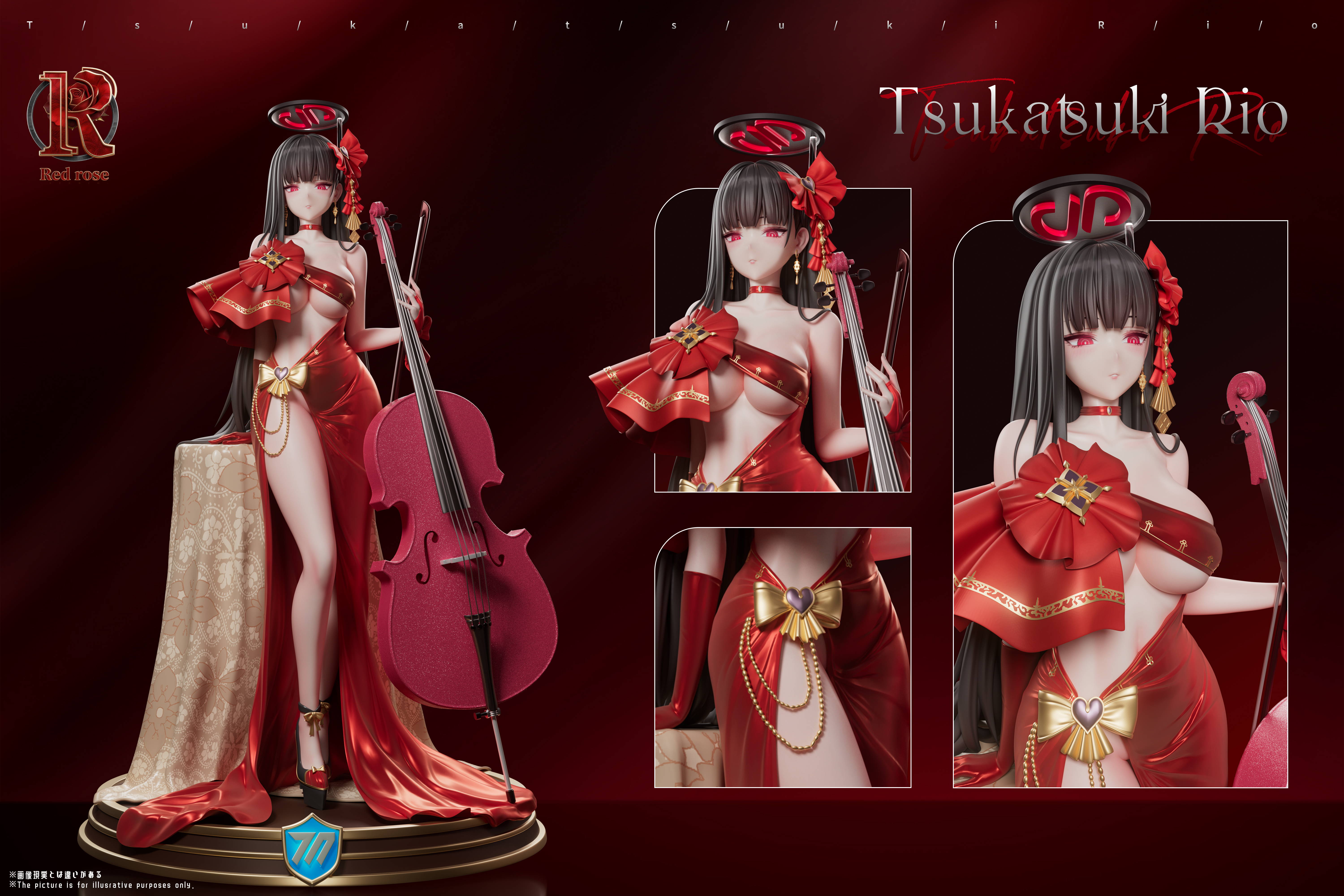 【預購】蔚藍檔案 禮服Ver. 雙配色 調月莉音 X Red Rose4