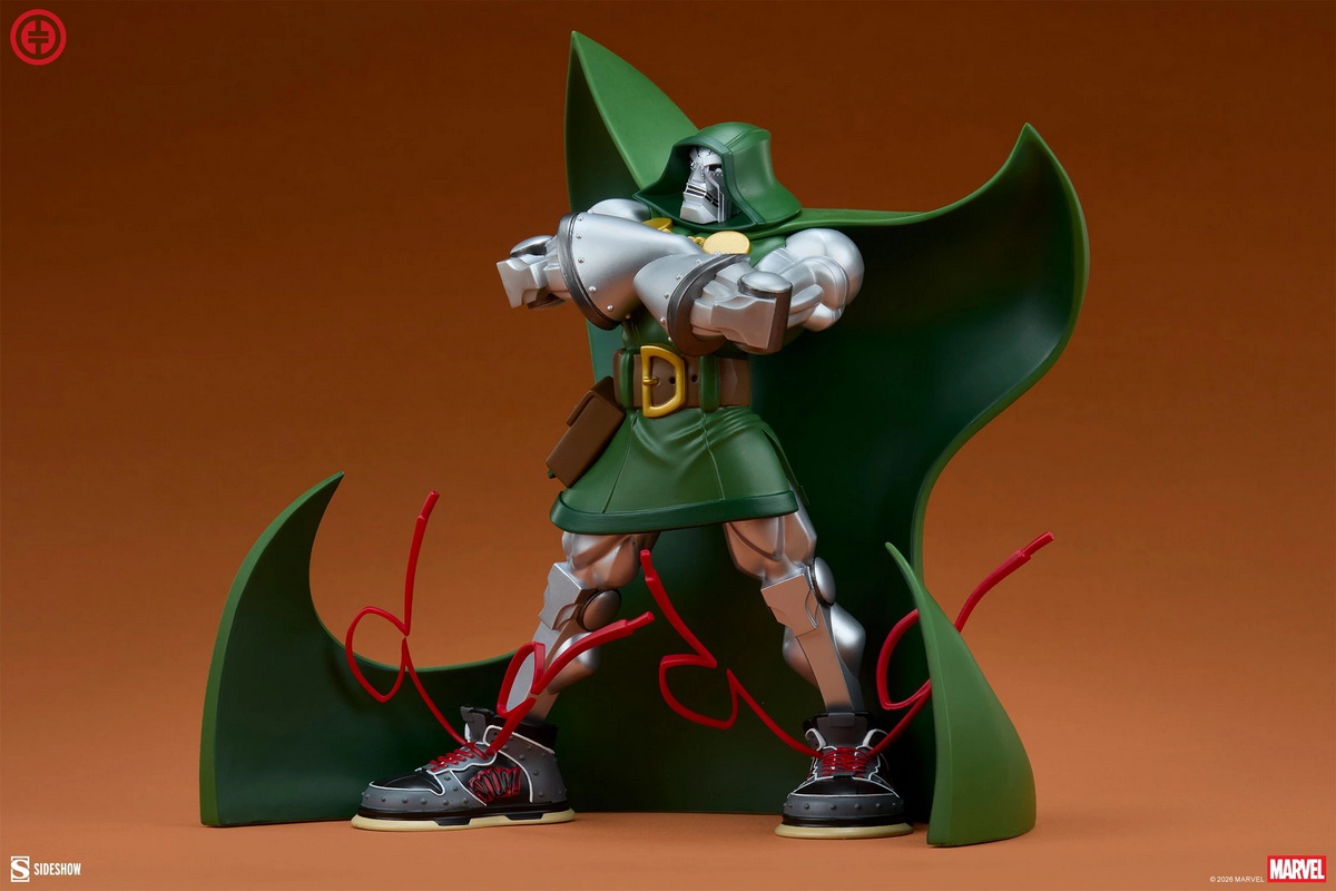【售罄展示追加請私訊客服@toystationtw】設計師創意造型 Dr. Doom 毀滅博士 700251 X Sideshow10