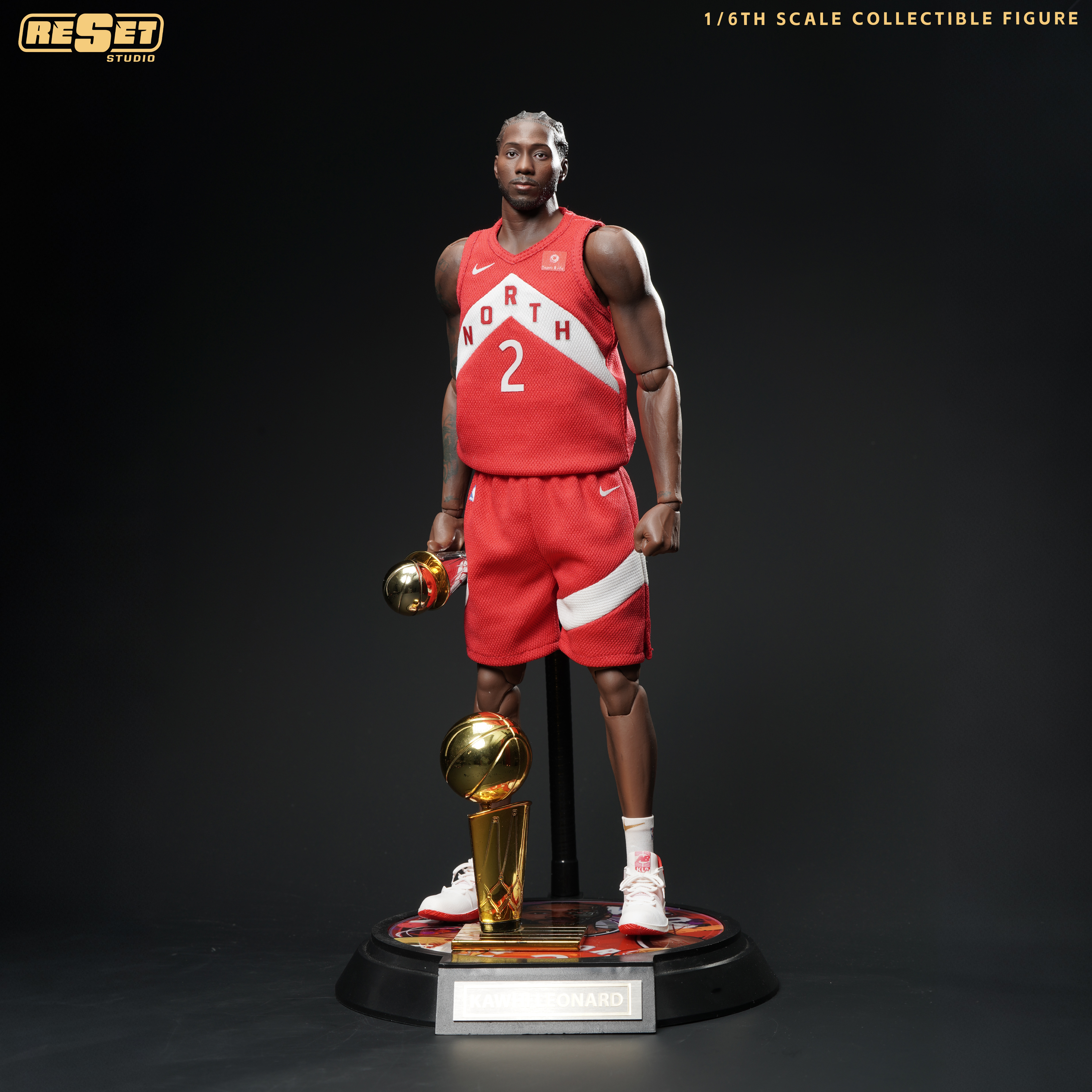 【預購】NBA 1/6收藏級可動人偶套裝 RS猛龍奪冠倫納德 X Reset-Studio10