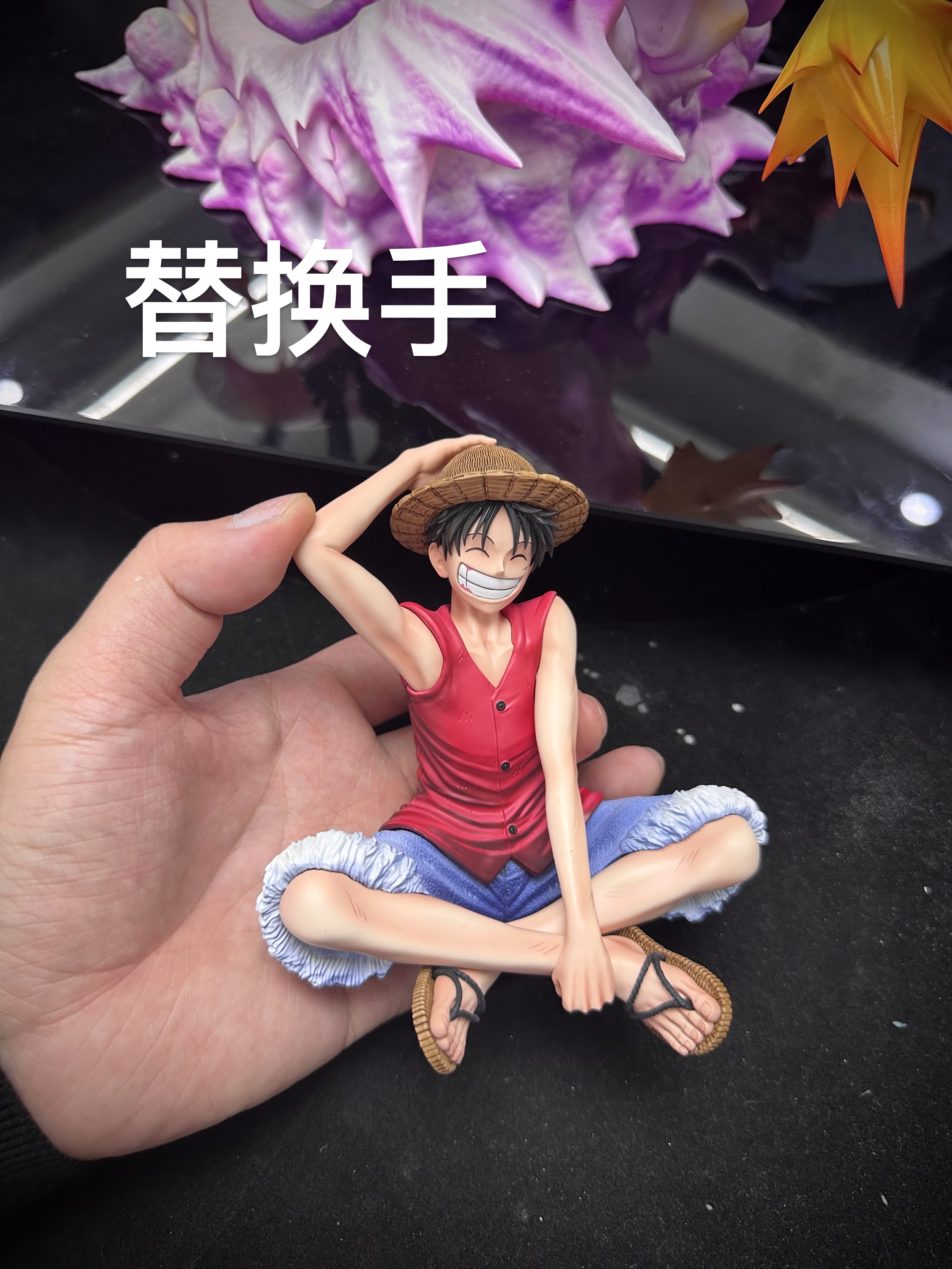 【補款】海賊王 草帽共鳴系列 雙版本 雙比例 坐姿魯夫 X AS-Studio4