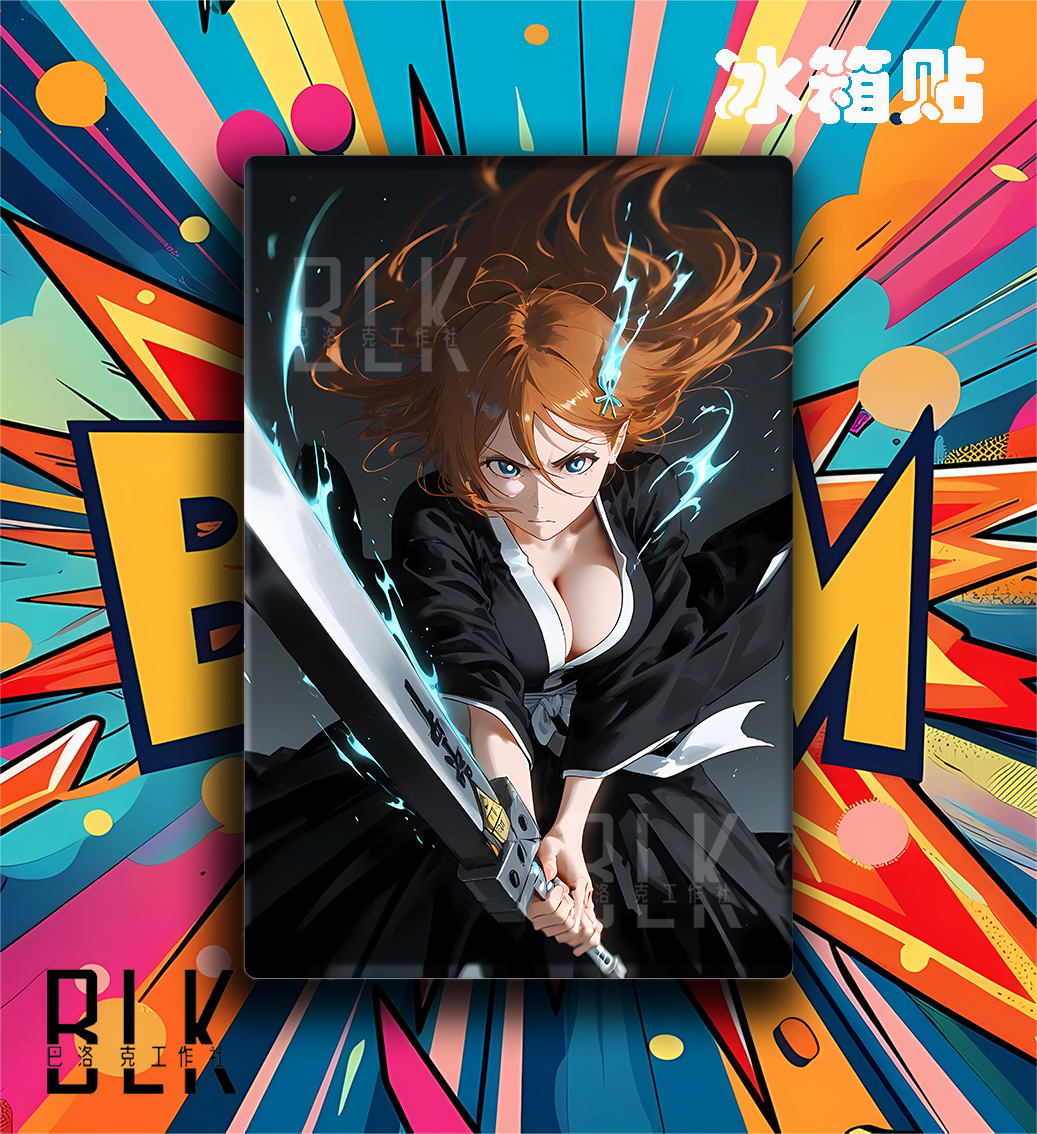 【預購】死神《織姬隊長》動漫裝飾畫&冰箱貼 X 巴洛克工作室3