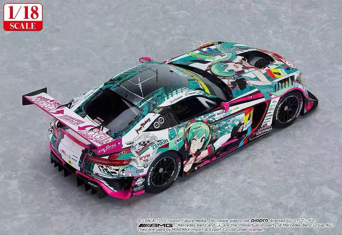 【售罄展示追加請私訊客服@toystationtw】Good Smile 初音未來 AMG 開幕戰痛車 車模 Ver. 再版 X GSC9