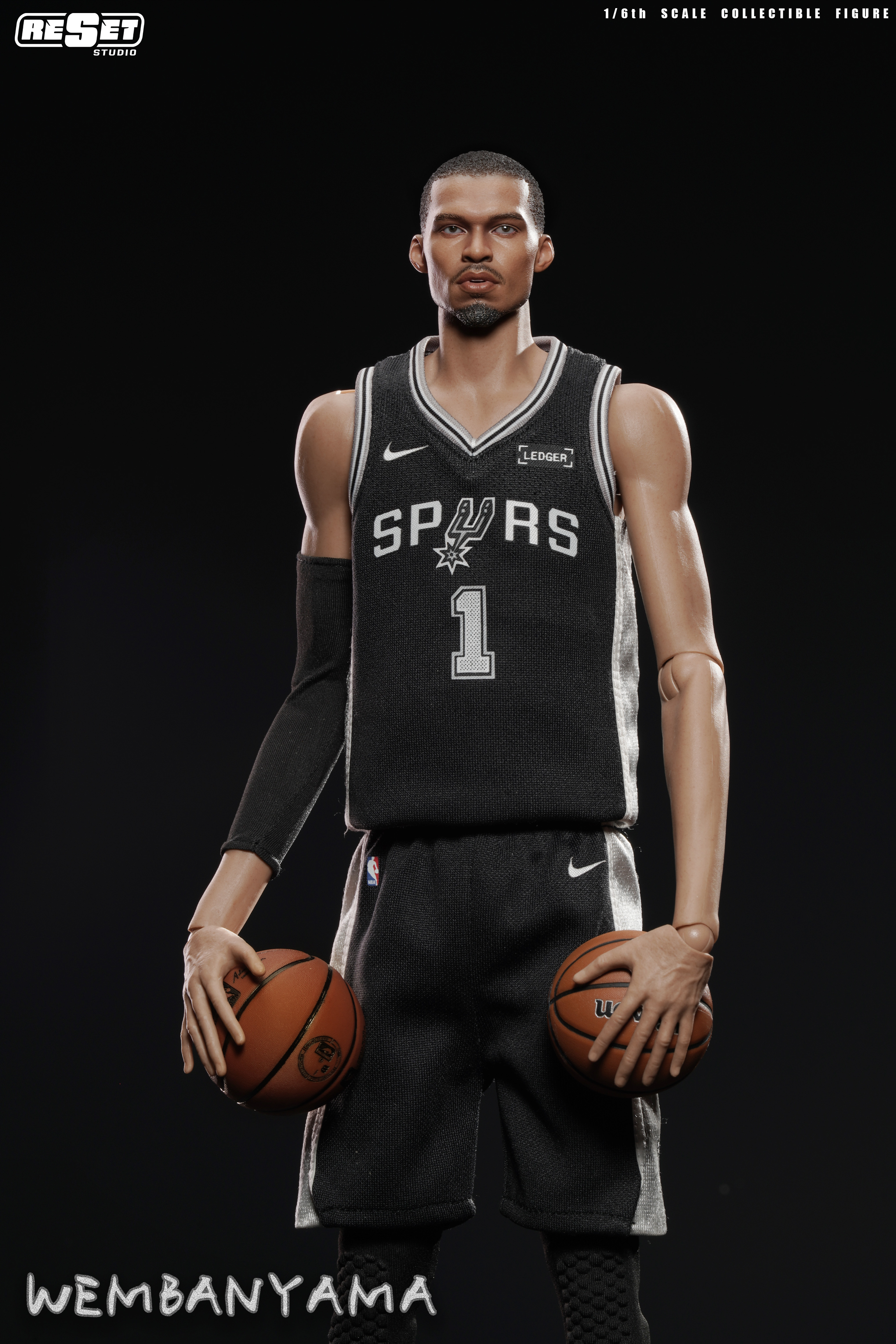 【預購】NBA 1/6可動人偶套裝【可動眼】文班亞馬雙造型 X Reset-Studio7
